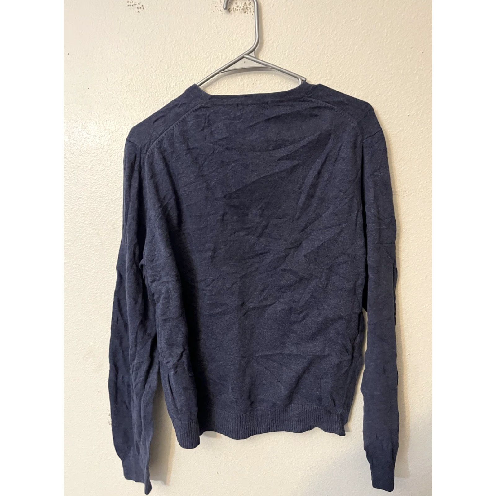 Calvin Klein Calvin Klein Men’s V-Neck Sweater Medium Blue Argyle Cardigan Knit Classic Preppy Designer All Seasons Lightweight Regular Size US M / EU 48-50 / 2 - 3 Thumbnail