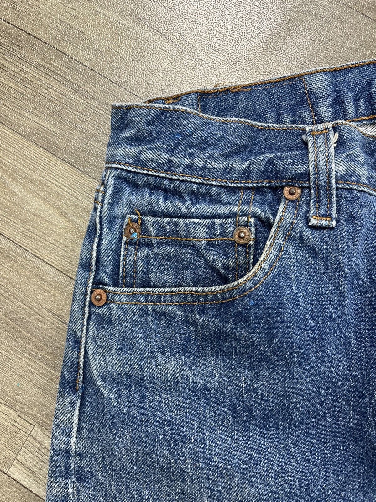 Levi's Vintage Clothing 🇺🇸1970s Vintage Levis 501 LVC 29x32 Distressed Blue Jeans Size US 29 - 3 Thumbnail