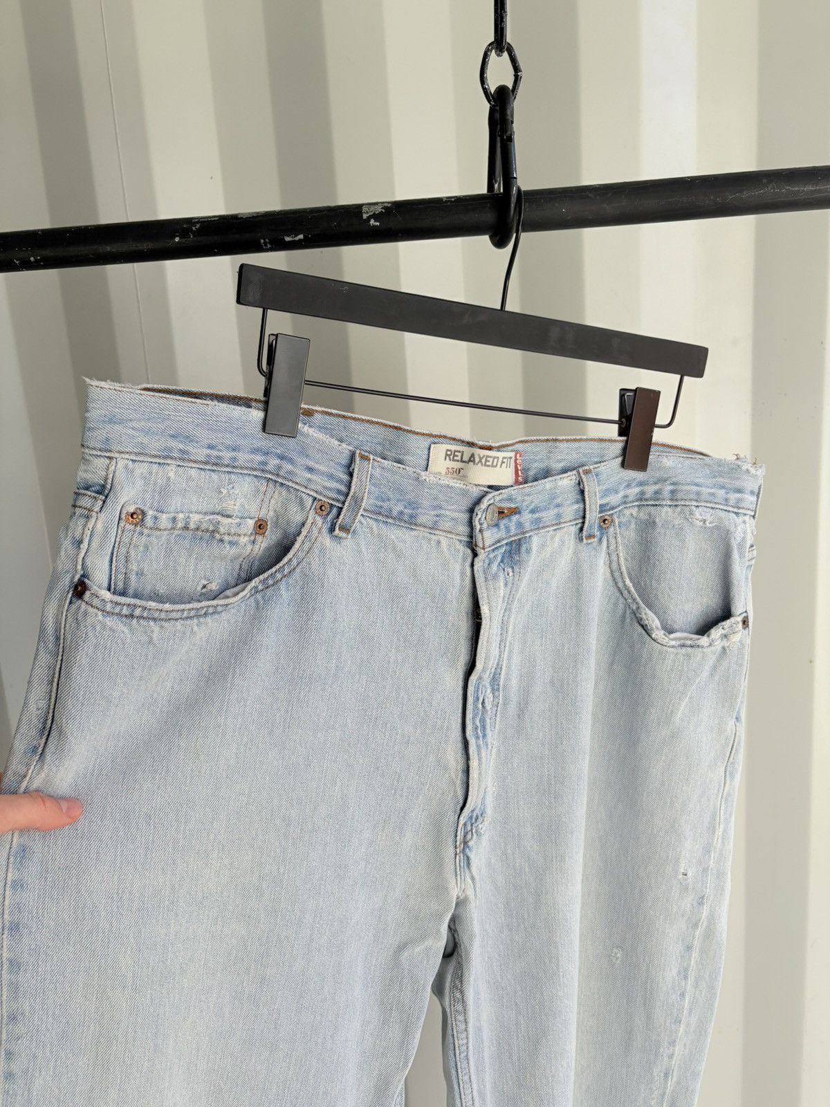 Levi's × Vintage Vintage Levi’s Distressed Denim Size US 40 / EU 56 - 3 Thumbnail