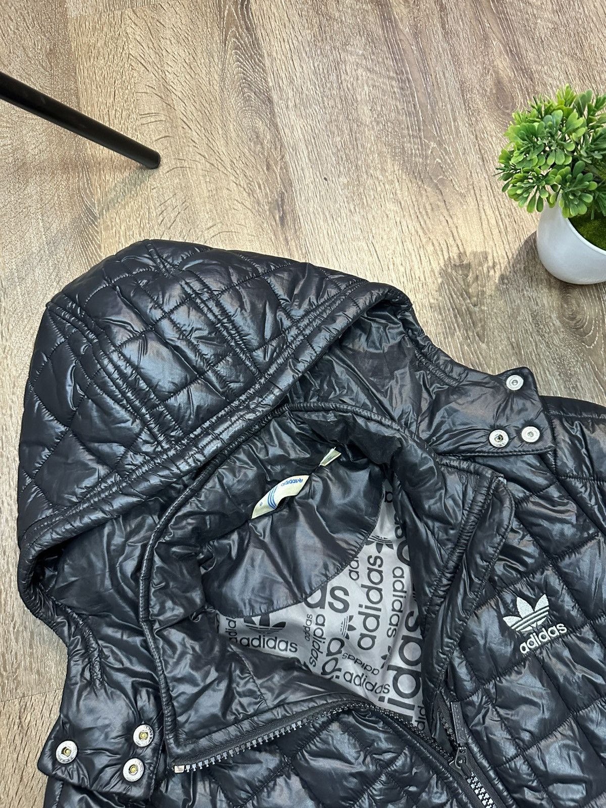 Adidas Adidas Original Vintage Puffer Jacket Size S / US 4 / IT 40 - 6 Thumbnail