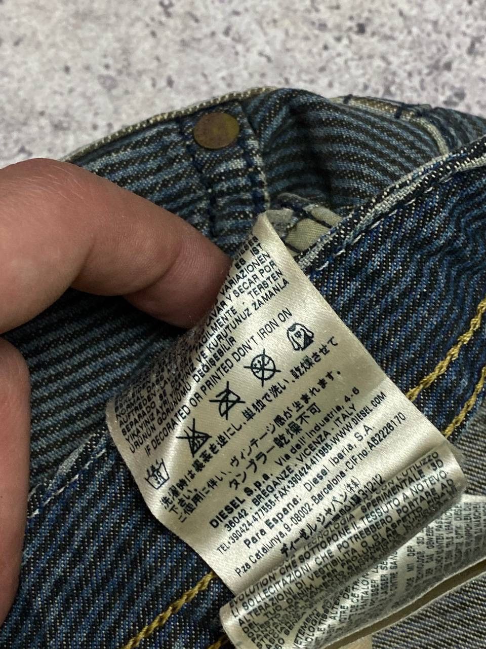 Diesel × If Six Was Nine × Le Grande Bleu (L.G.B.) Vintage Diesel Thavar Junya Watanabe style Faded Pants Size US 36 / EU 52 - 11 Thumbnail