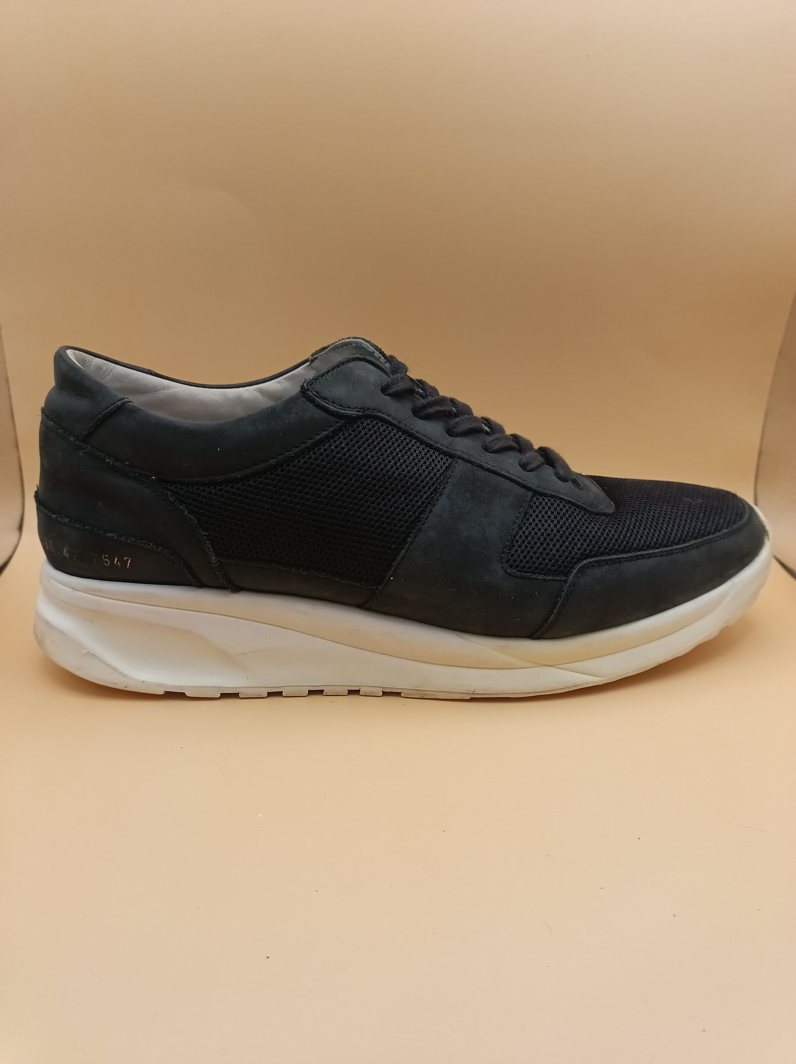 Common Projects Common Projects Black Suede/Nylon Lace Up Sneakers EU 42 Size US 9 / EU 42 - 8 Thumbnail