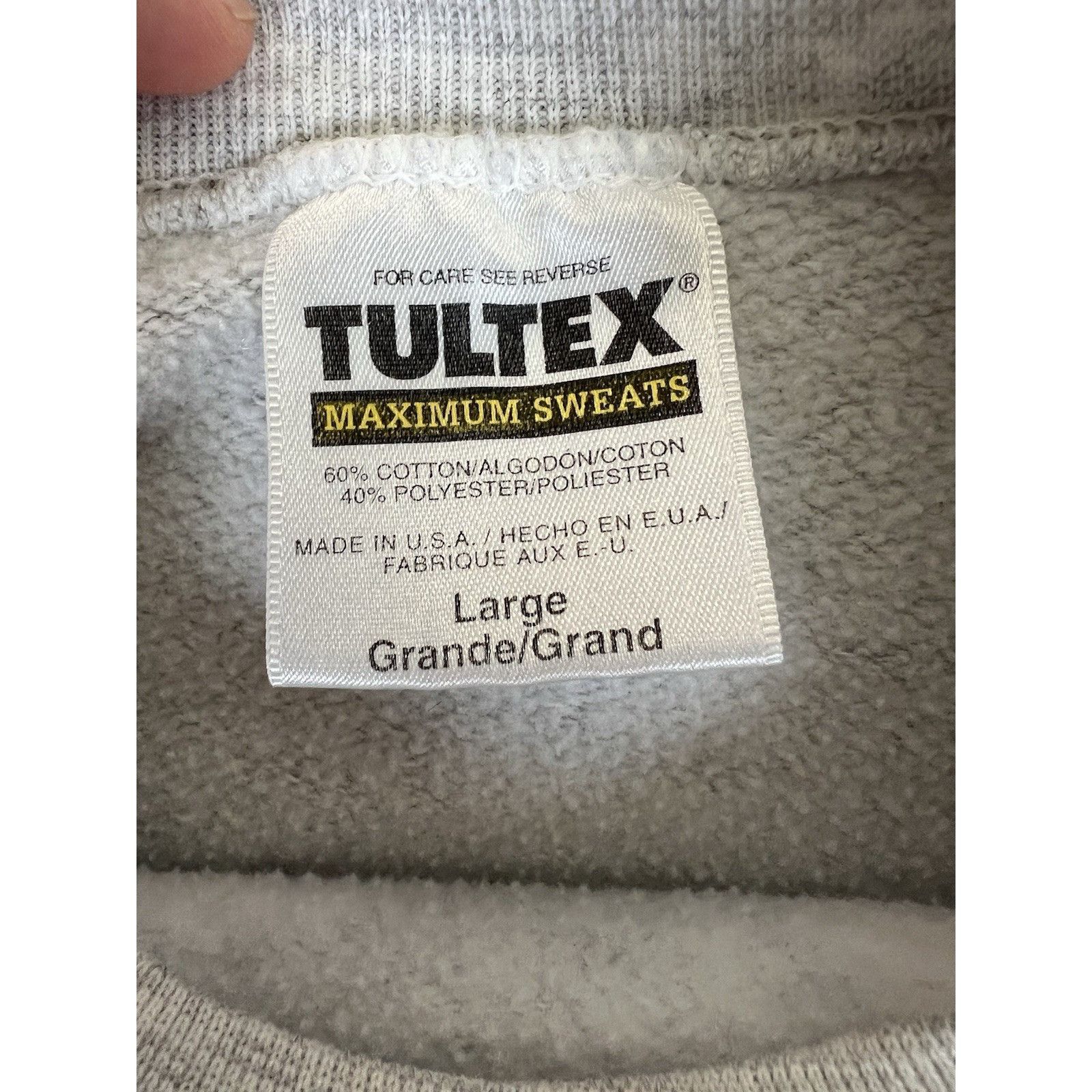 Tultex Vintage Atlantic City Raglan Sweatshirt Women’s Size Large M Size L / US 10 / IT 46 - 5 Thumbnail