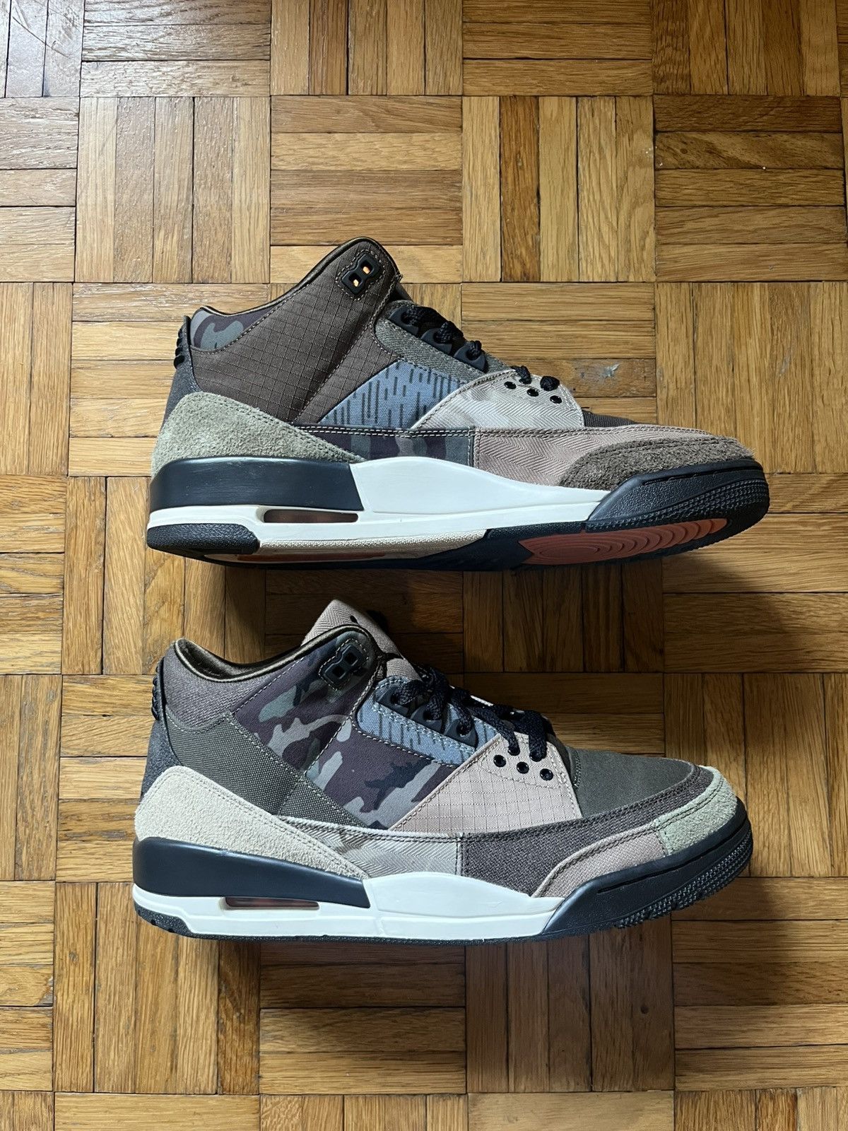 Jordan Brand Air Jordan 3 Patchwork Camo Size US 10.5 / EU 43-44 - 10 Thumbnail