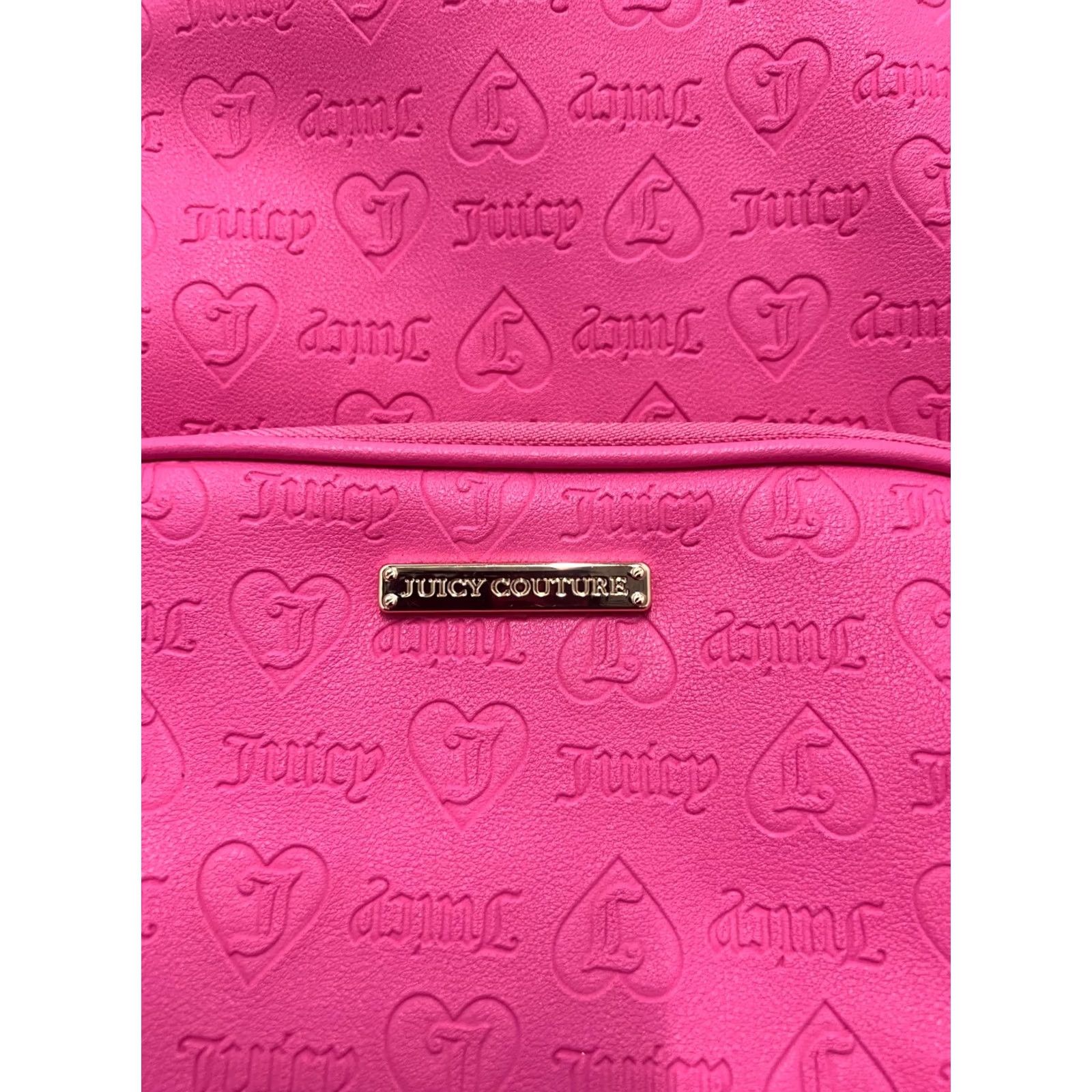 Juicy Couture Debossed Logo Mini Backpack Pink Juicy Couture Bestsellers Rosie Mini Backpack in Pink  main image 2