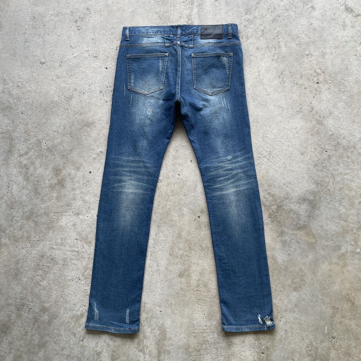 Japanese Brand Vintage Diviner Reckless Life Distressed Jeans Ripped Pants Size US 34 / EU 50 - 12 Thumbnail