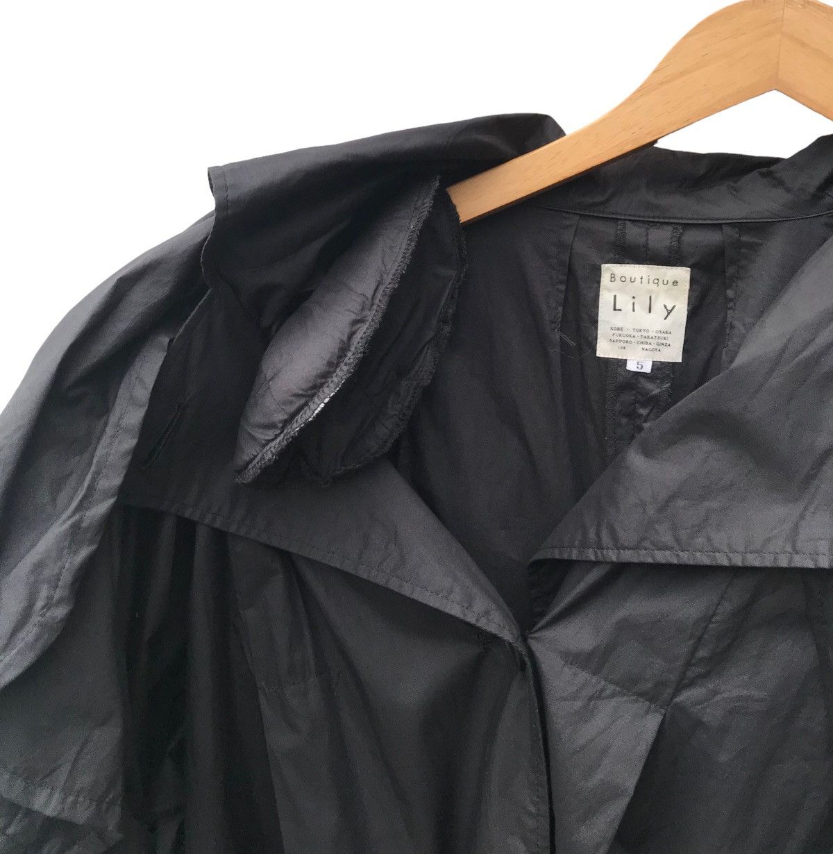 Japanese Brand Boutique Lily Women Cotton Trench Coat Parachute Jacket Size L / US 10 / IT 46 - 3 Thumbnail