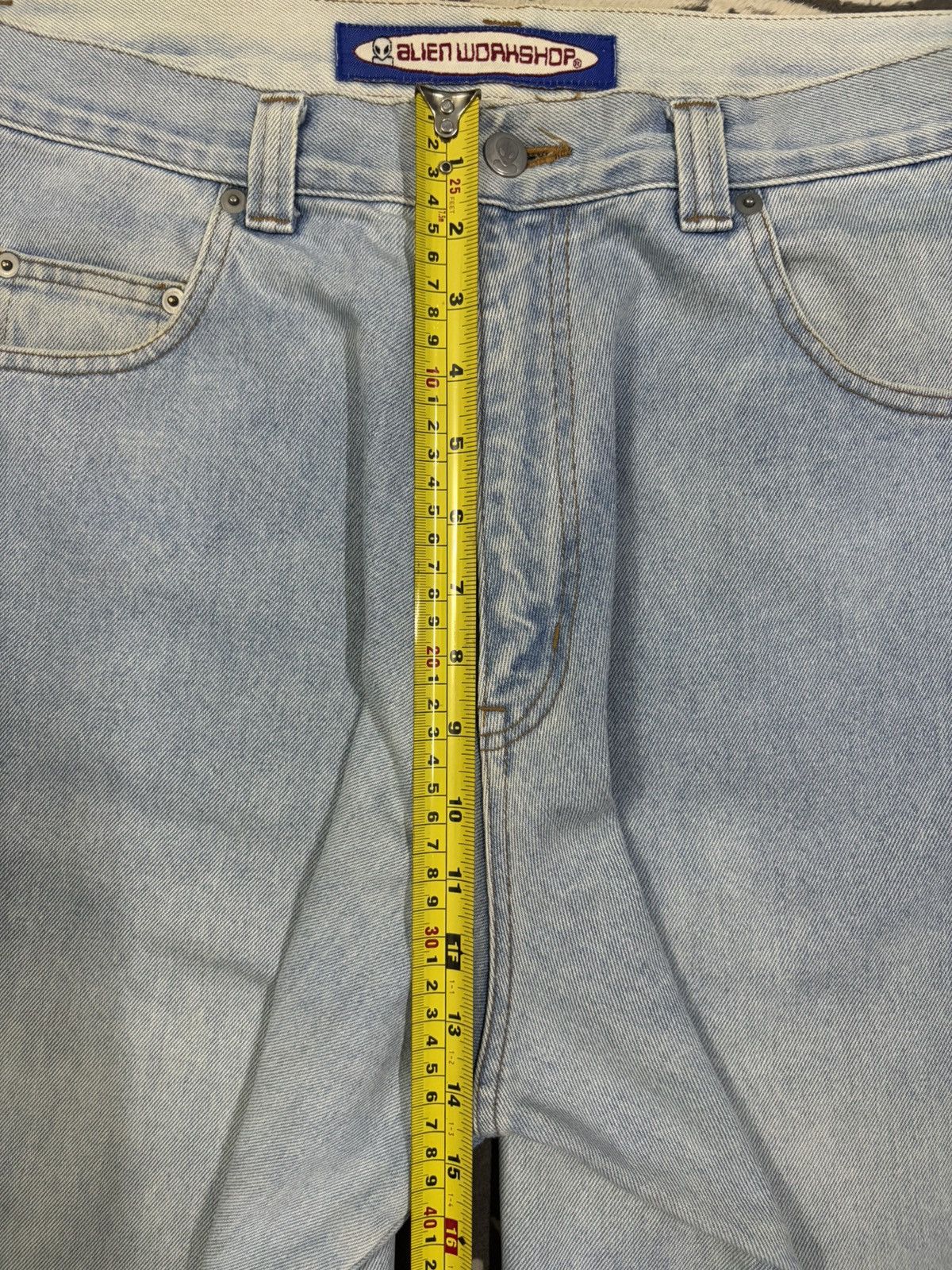 Alien Workshop Vintage 90s Alien Workshop Embroidered Logo Baggy Jeans Size US 34 / EU 50 - 19 Thumbnail