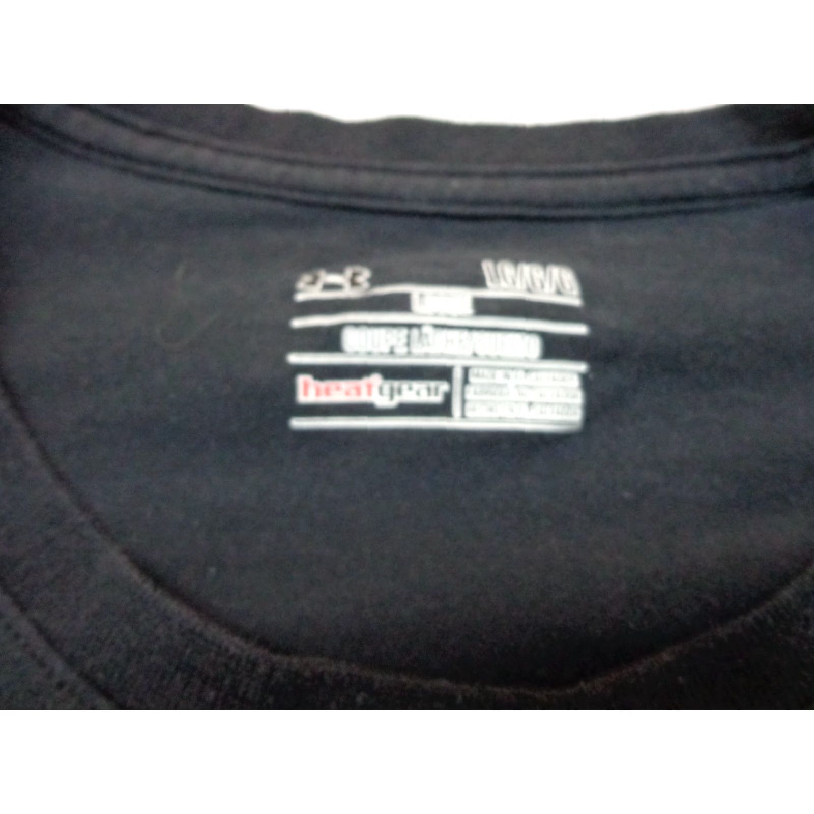 Under Armour Under Armour HeatGear T-Shirt Mens Large Black Loose Fit Short Sleeve Regular Size L Size US L / EU 52-54 / 3 - 4 Thumbnail