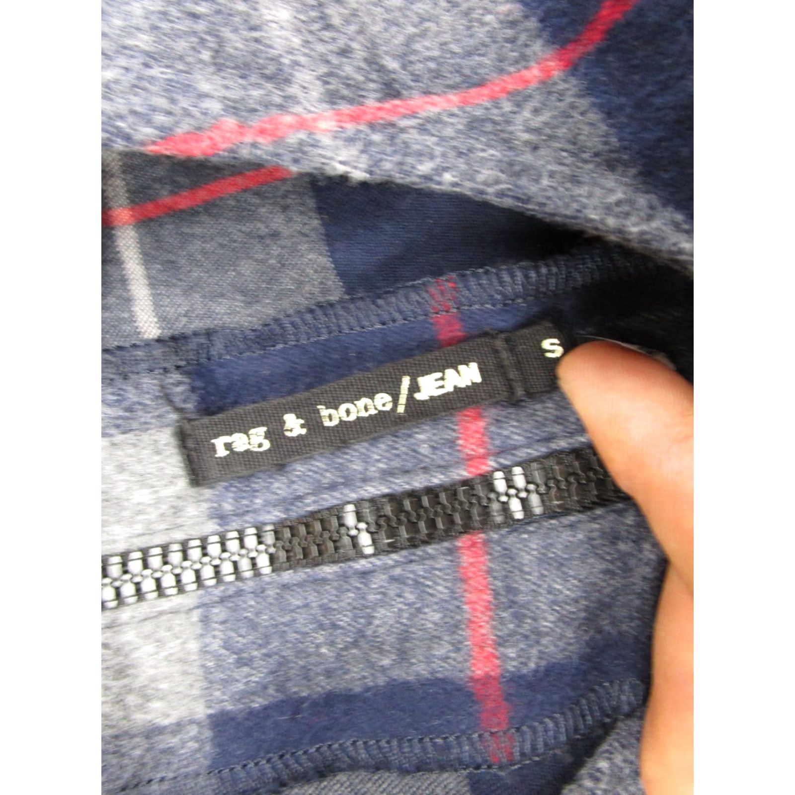 Rag & Bone rag & bone Blouse Shirt Women's Cotton Plaid Short Sleeve Crewneck Top L Preppy Multicolor Size L / US 10 / IT 46 - 2 Thumbnail