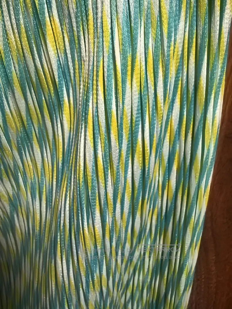 Issey Miyake Issey Miyake size:3 Mat Grid Print Midi Skirt Size 22" - 3 Thumbnail