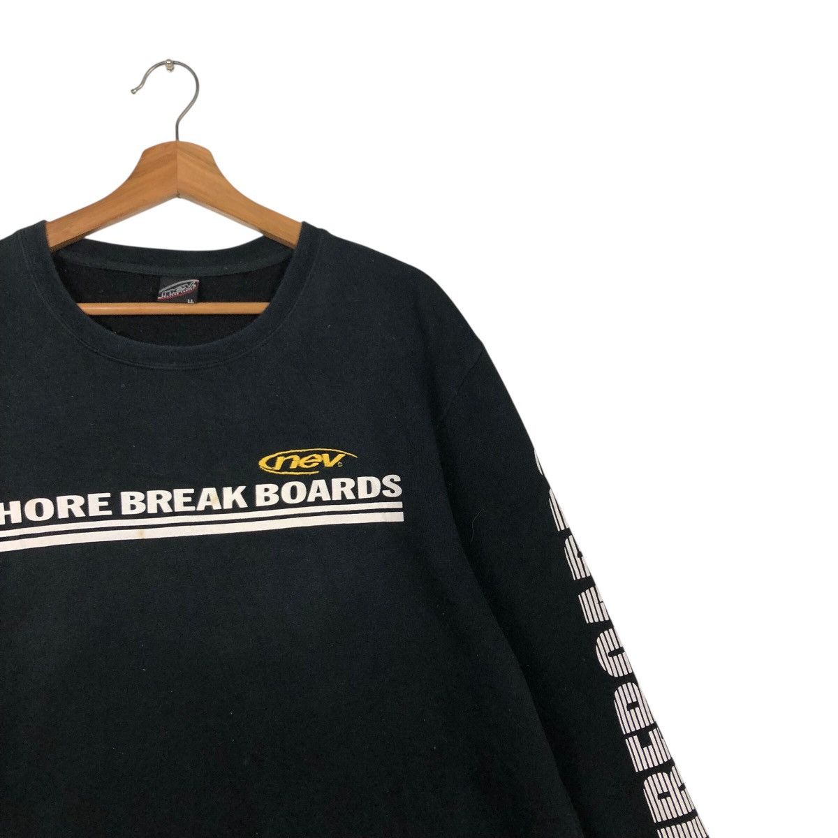Vintage 📌Vintage Sweatshirt Nev Surf Style Shore Break Boards Size US L / EU 52-54 / 3 - 7 Thumbnail