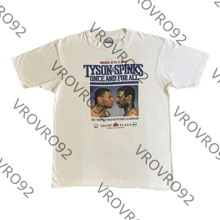 Vintage VERY RARE / Mike Tyson/ Michael Sprinks / 1988 Vintage Tee Size US L / EU 52-54 / 3 - 1 Thumbnail