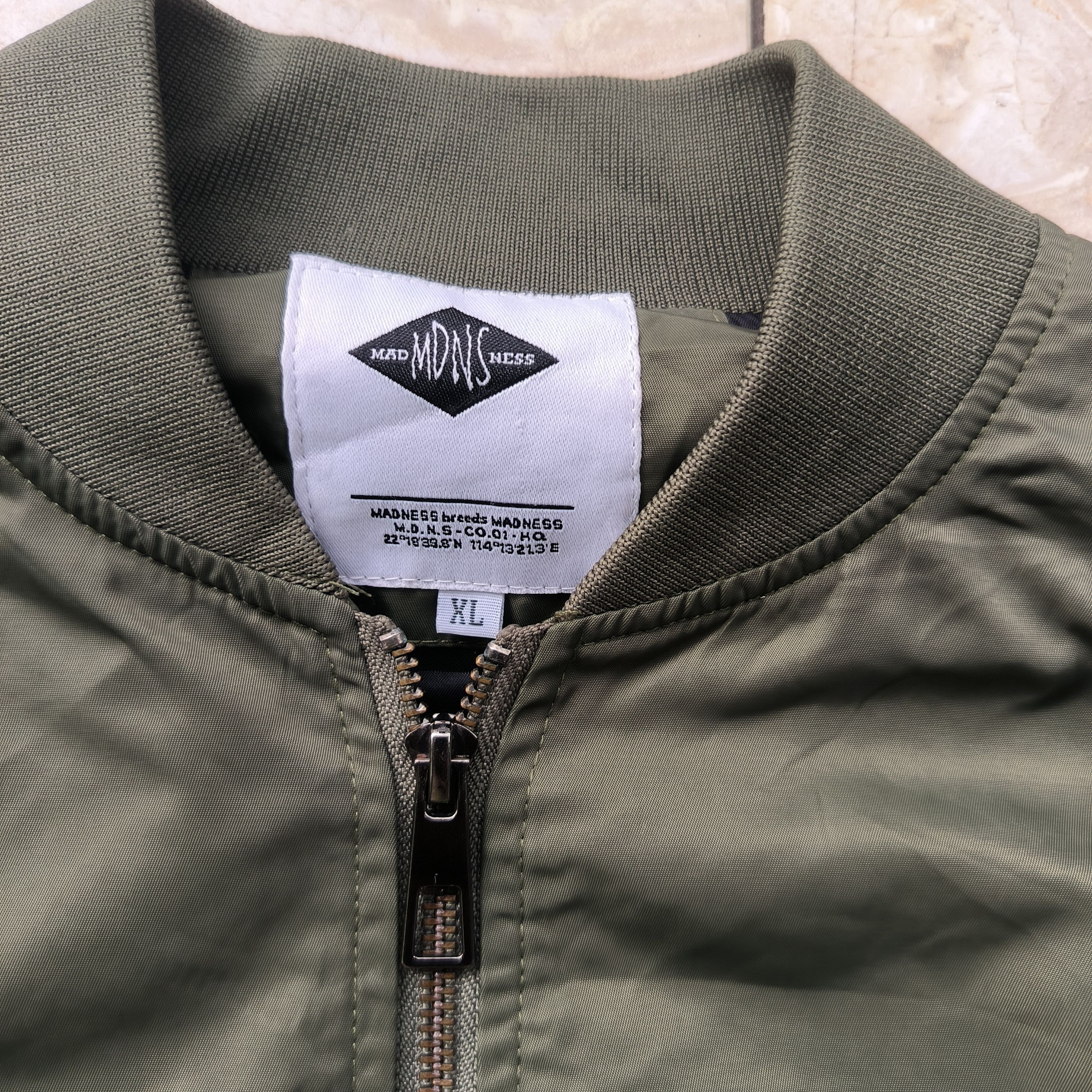 Madness Madness MA-1 Bomber Jacket Size US XL / EU 56 / 4 - 5 Thumbnail