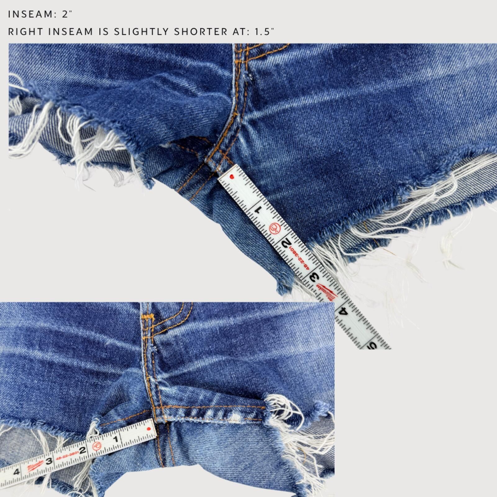 Other RE/DONE Levi’s High Rise Button Fly Shorts 29 Size 29" - 8 Thumbnail