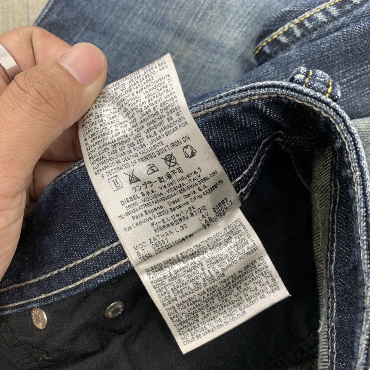 Diesel Industry 00’s Zathan Blue Washed Flared Jeans