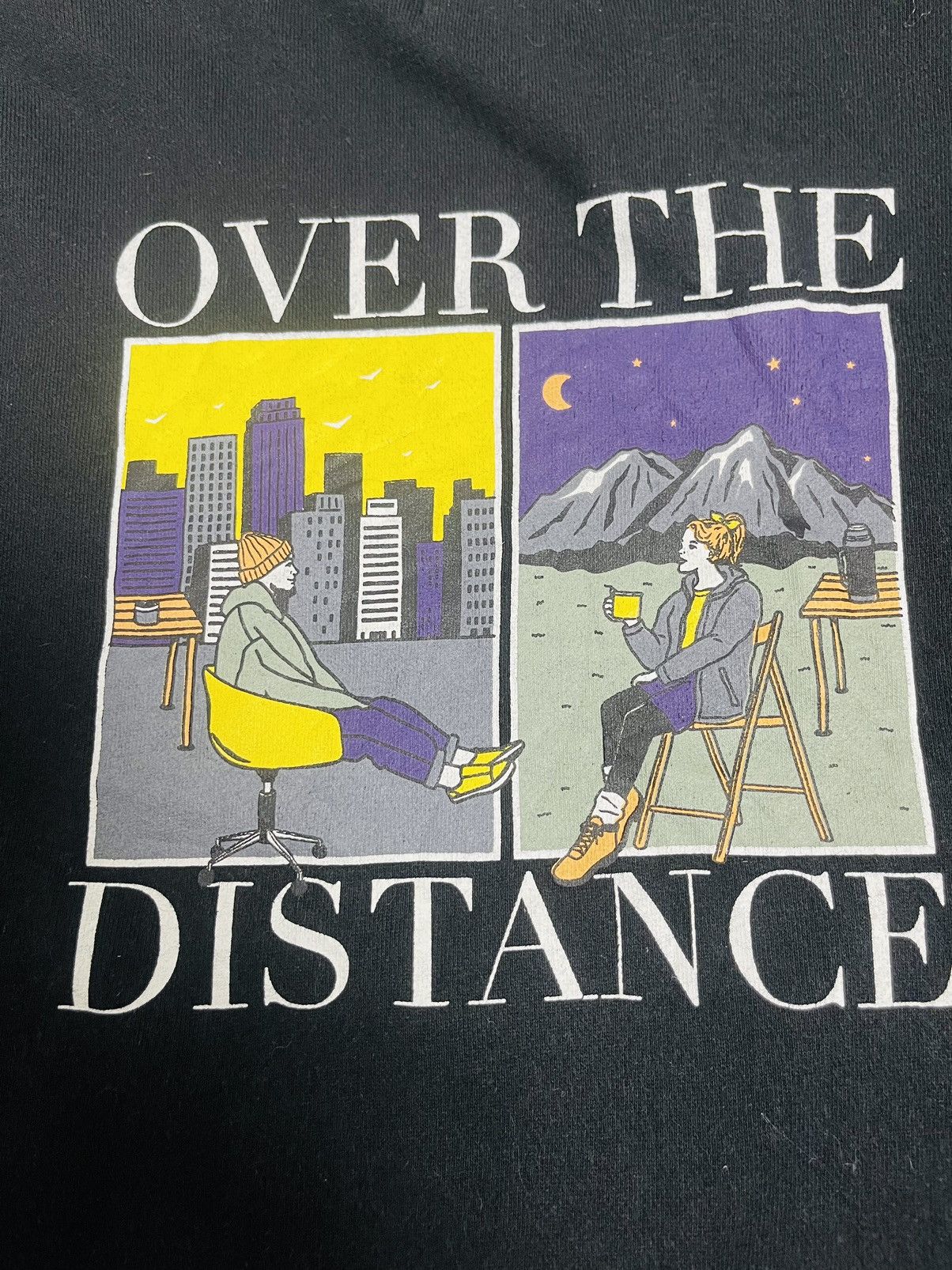 Hypebeast × Japanese Brand Quash - Over The Distance Sweatshirt (21) Size US L / EU 52-54 / 3 - 3 Thumbnail