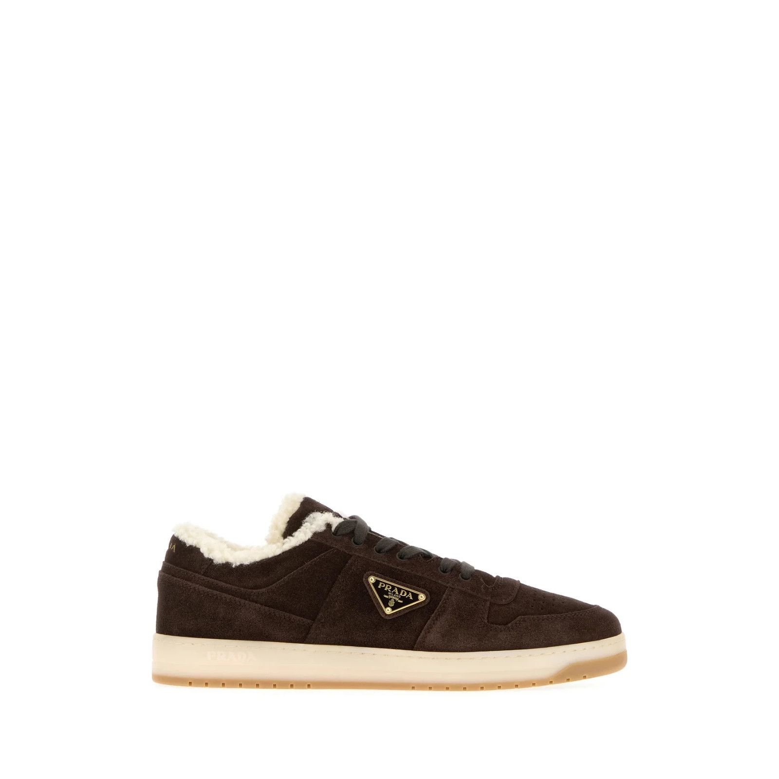 Prada PRADA Downtown Dark Brown Suede Sneakers New & Authentic (Me Size US 7 / EU 40 - 1 Thumbnail
