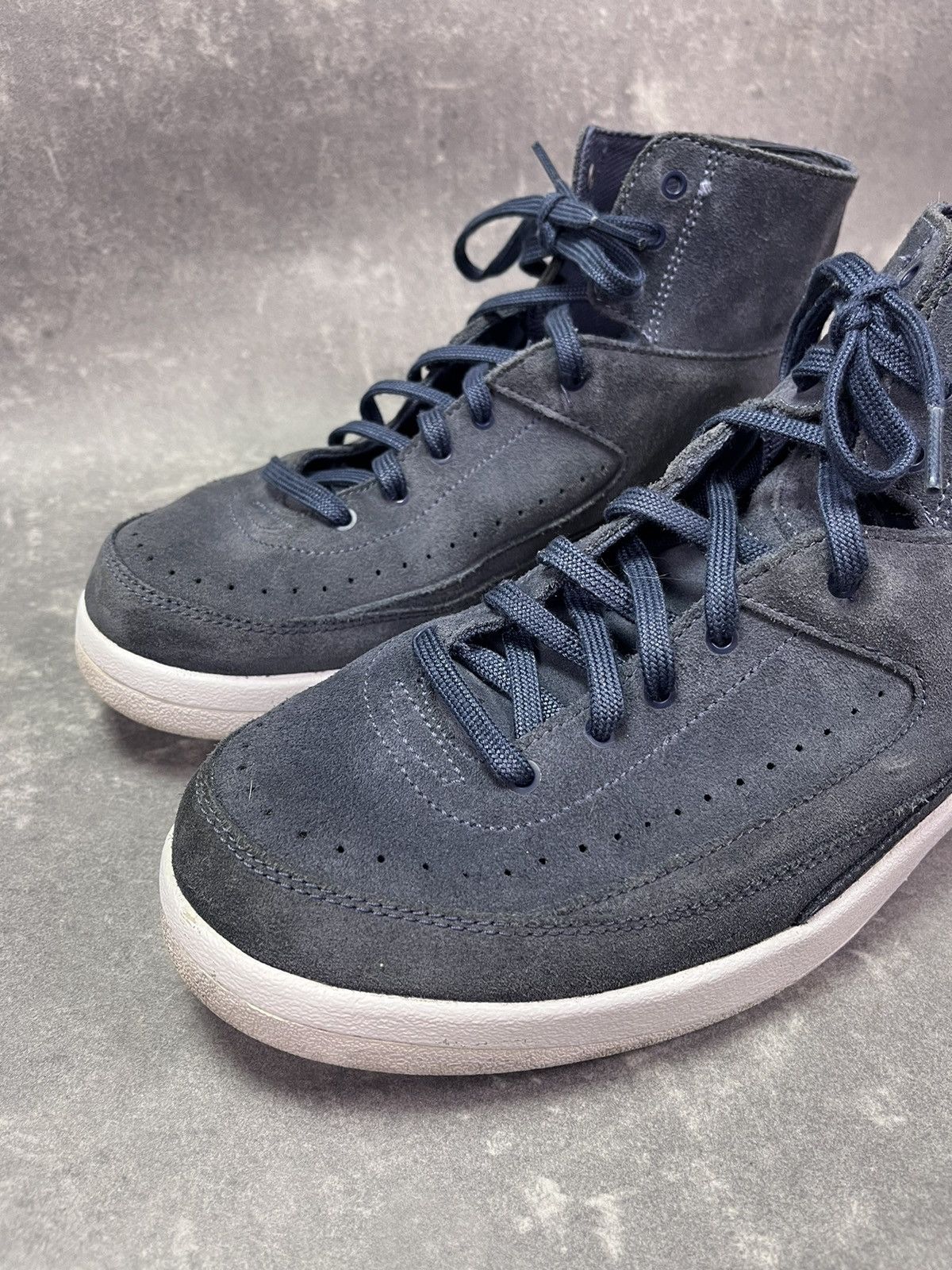 Jordan Brand Air Jordan 2 Retro Deconstructed Thunder Blue Size US 9.5 / EU 42-43 - 2 Thumbnail