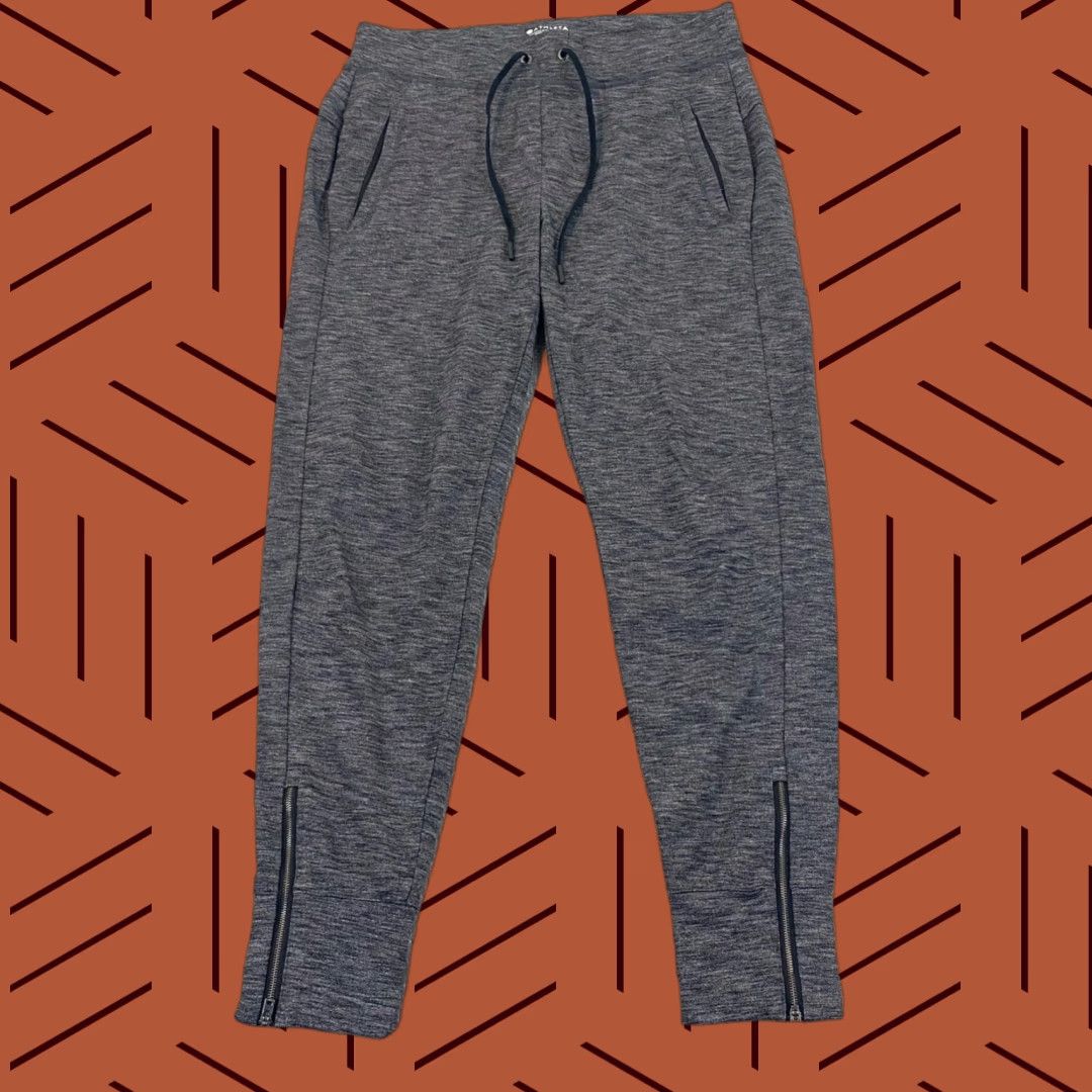 Athleta Athleta Metro Street Jogger Pants Womens Small Heather Gray Ankle Zip Athleisure Size 28" / US 6 / IT 42 - 1 Thumbnail