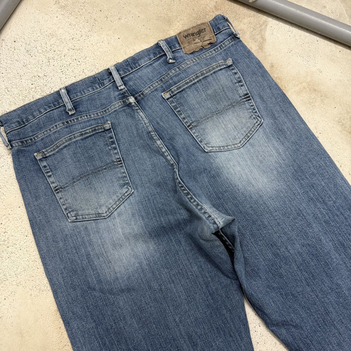 Wrangler Wrangler Authentic Distressed Repair Denim Pants Size US 38 / EU 54 - 10 Thumbnail