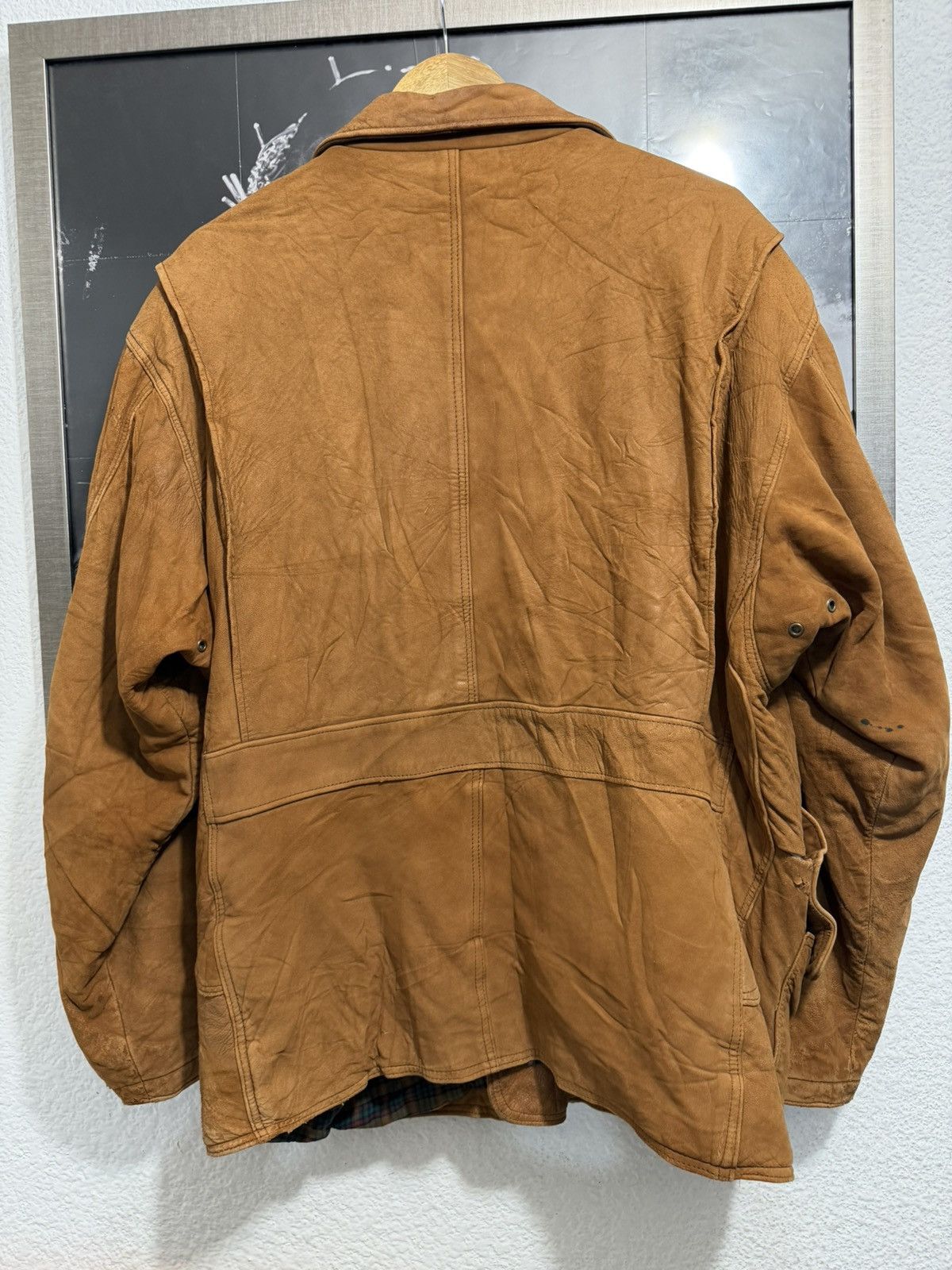 L.L. Bean L.L. BEAN CHORE JACKET SUEDE LEATHER 1980’s Size US L / EU 52-54 / 3 - 9 Thumbnail