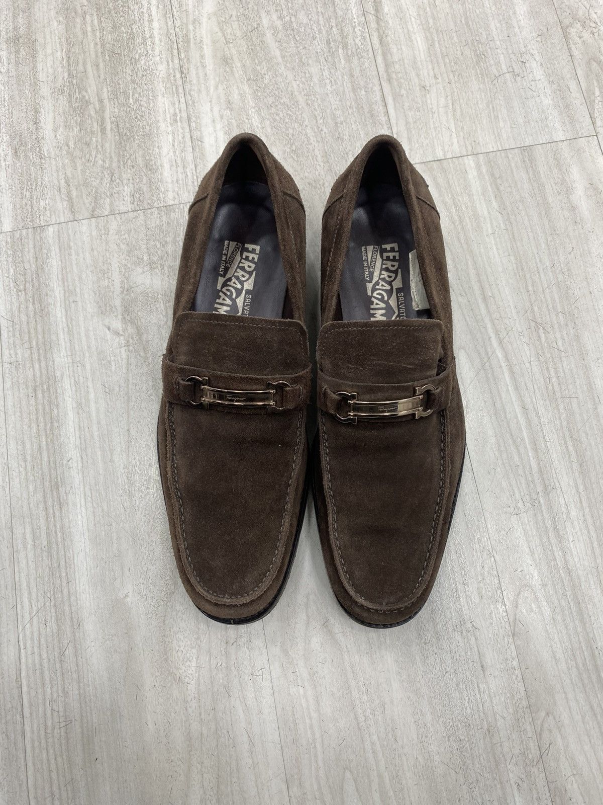 Salvatore Ferragamo Salvatore ferragamo loafers mens suede Size US 8 / EU 41 - 3 Thumbnail