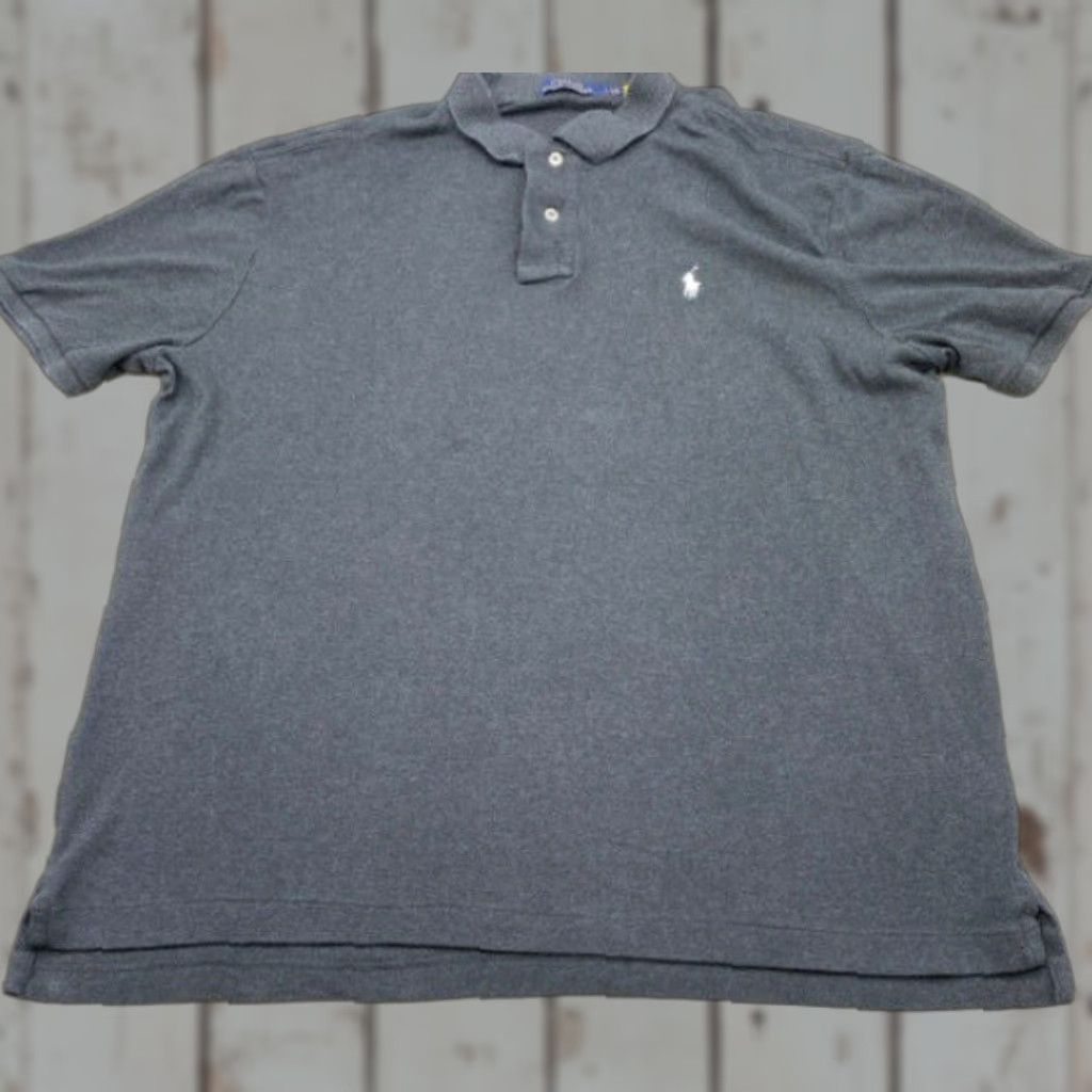 Polo Ralph Lauren Polo Ralph Lauren Polo Shirt Men’s Large Short Sleeve Gray Cotton 5226 Polo Golf Knit Solid Size US L / EU 52-54 / 3 - 1 Thumbnail