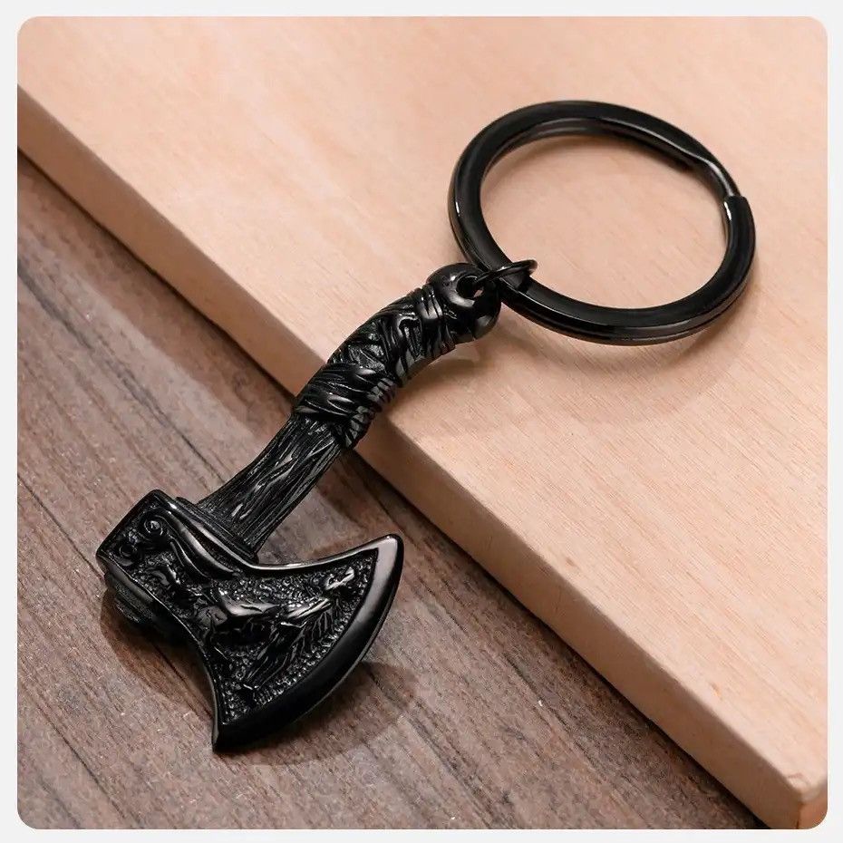 Vintage Viking Axe Key Chain Size ONE SIZE - 1 Thumbnail