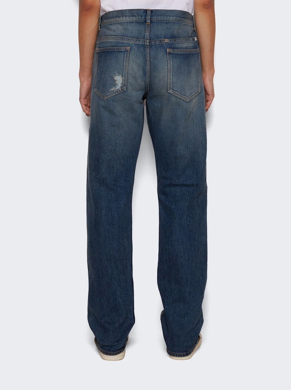 Givenchy o1mle0226 Straight Fit Jeans In Blue Size US 38 / EU 54 - 5 Thumbnail