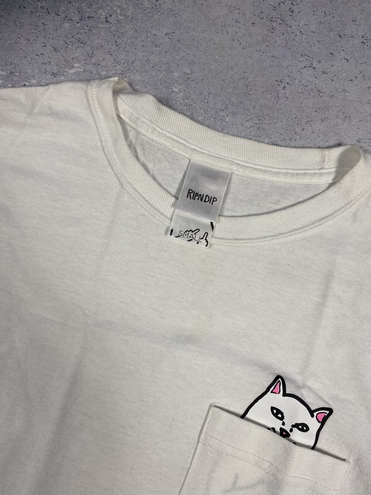 RIPNDIP Rip n Dip Men’s White T-shirt With Mini Logo Size Small Size US S / EU 44-46 / 1 - 13 Thumbnail