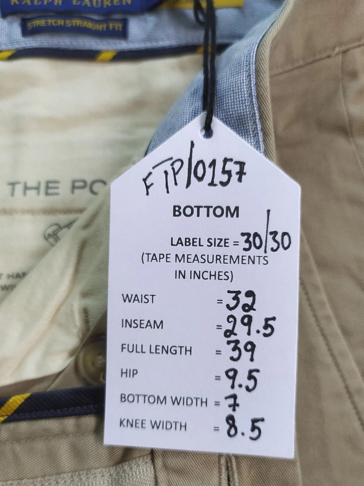 Polo Ralph Lauren Polo Ralph Lauren Stretch Straight Fit Chino Pant FTP 0157 Size US 30 / EU 46 - 7 Thumbnail