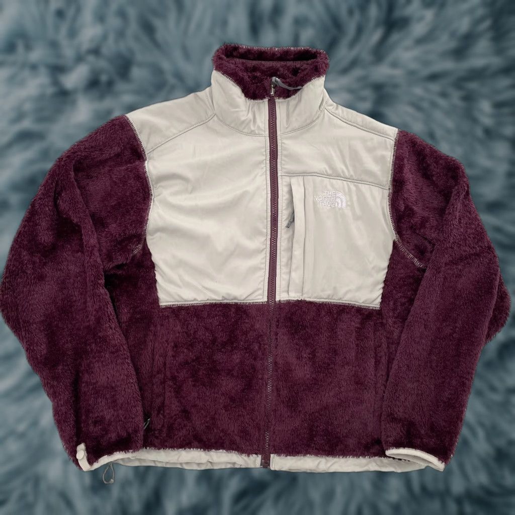 The North Face The North Face Jacket Womens Small Purple Osito Full Zip Coat Logo Embroidered Zipper The North Face Ladies S Size S / US 4 / IT 40 - 1 Thumbnail