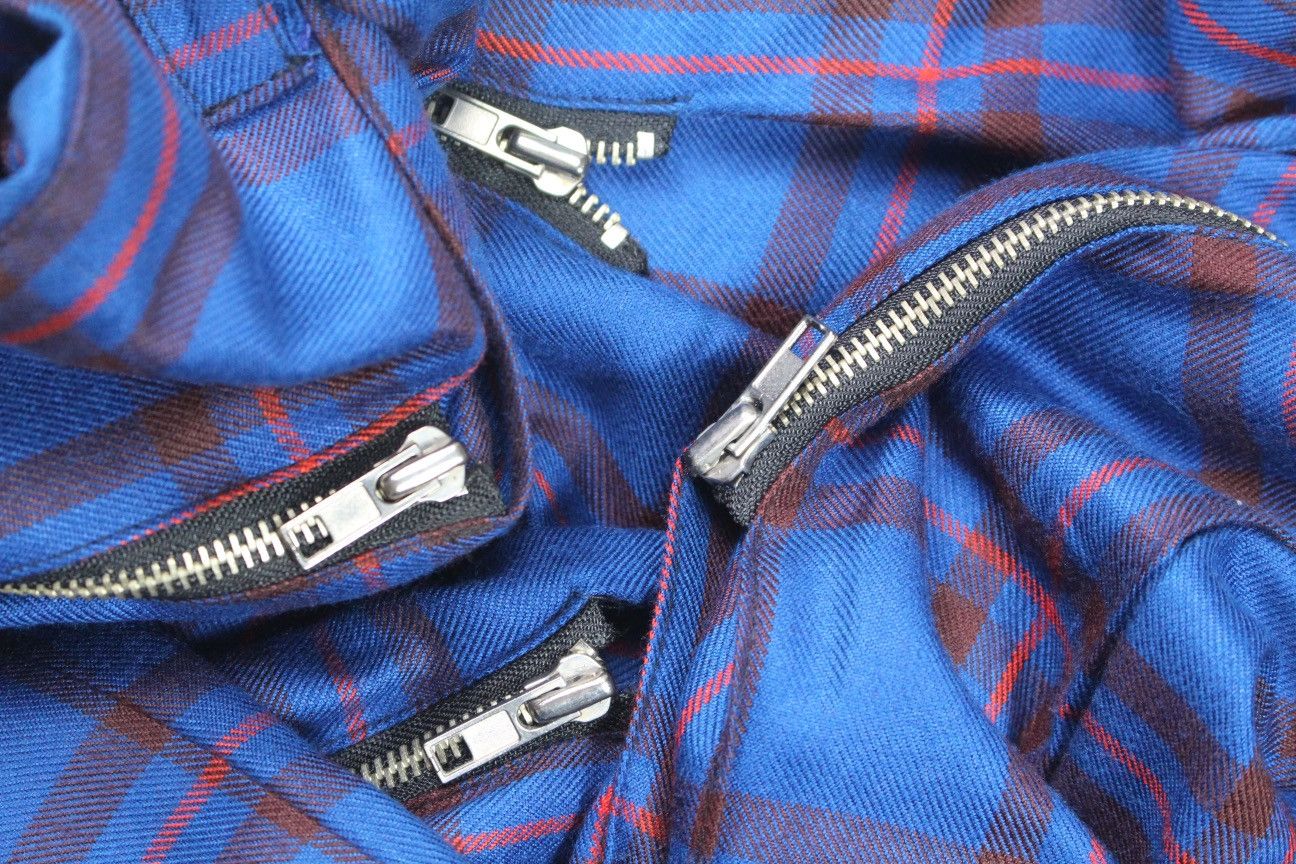 If Six Was Nine 2000S DEVIL N BASS TARTAN BONDAGE PANTS Size US 29 - 8 Thumbnail