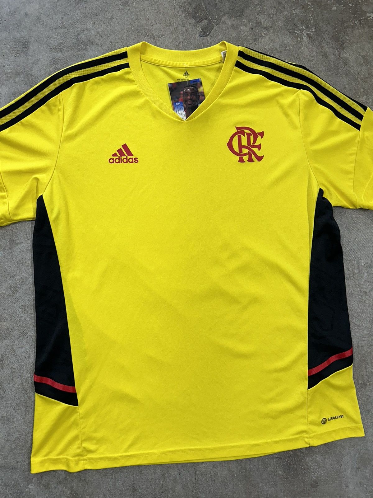 Adidas Adidas 2022 Flamengo Soccer Jersey Practice 2nd Kit Maglia Size US XL / EU 56 / 4 - 3 Thumbnail