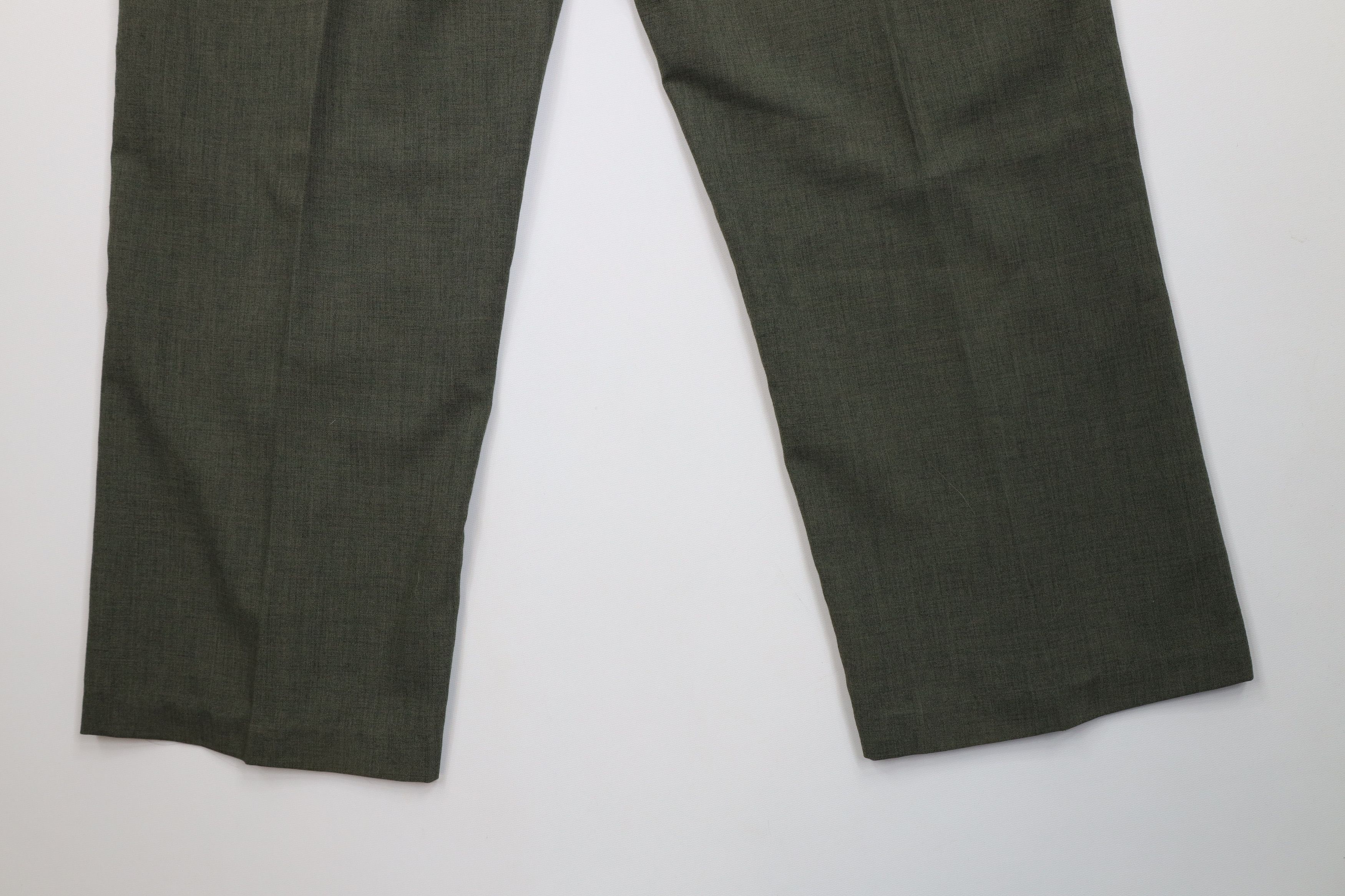 Vintage Vintage 60s Streetwear Wool Blend Wide Leg Chino Pants USA Size US 36 / EU 52 - 11 Thumbnail