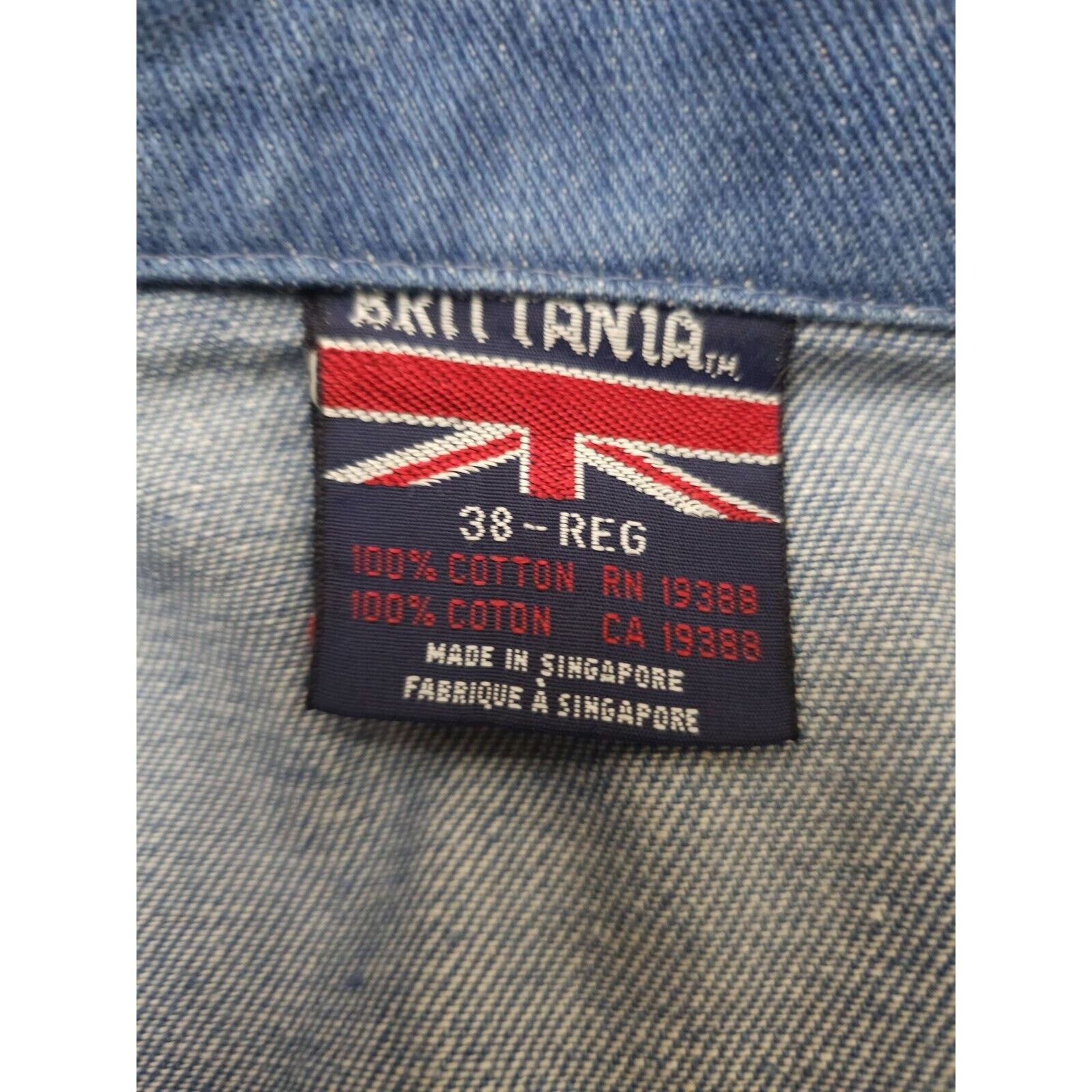 Vintage Brittania Stitching Finished Leather VTG Military Jacket 38 Size US XXS / EU 40 - 7 Thumbnail