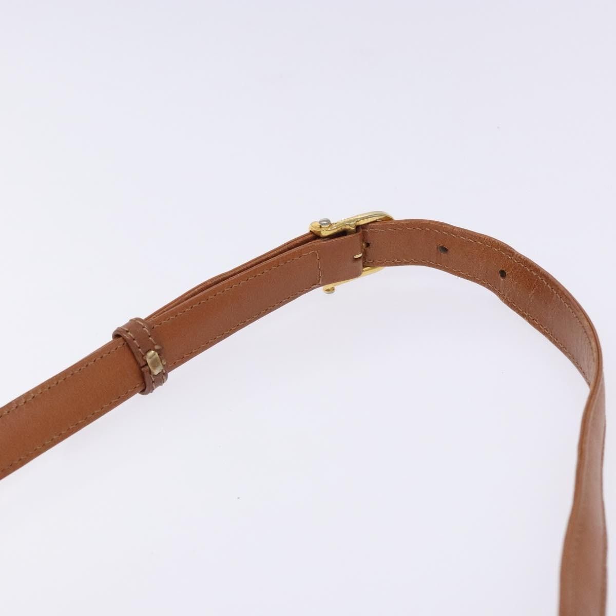 Celine CELINE Macadam Canvas Shoulder Bag Pvc Leather Brown Size ONE SIZE - 8 Thumbnail