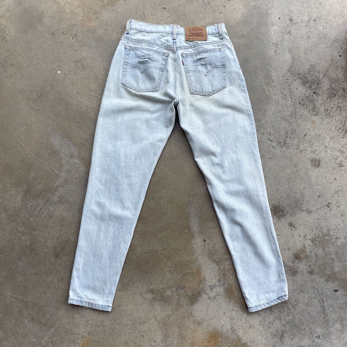 Levi's Vintage 90s Levis 550 Distressed Denim Jeans Size US 30 / EU 46 - 7 Thumbnail