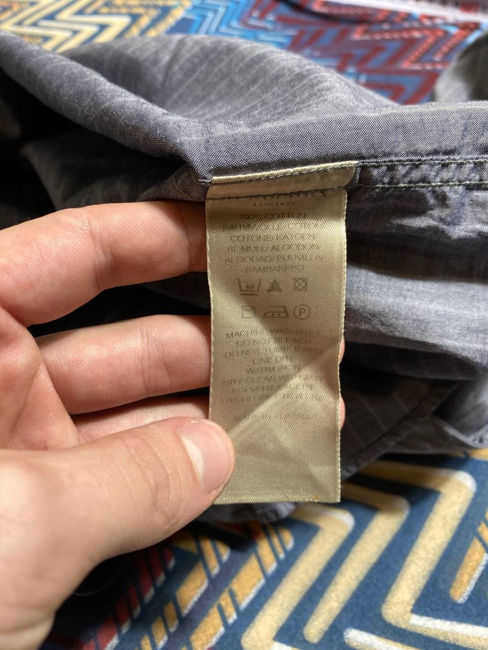 Burberry Vintage Y2K striped shirt Burberry gray Luxury streetwear Size US M / EU 48-50 / 2 - 6 Thumbnail