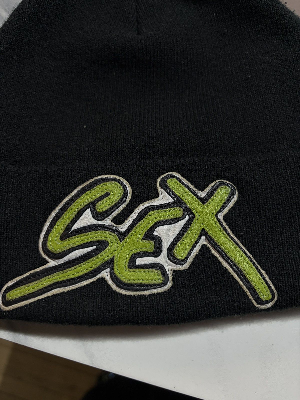 Chrome Hearts EXCLUSIVE CHROME HEARTS SEX RECORDS BEANIE Size ONE SIZE - 2 Thumbnail