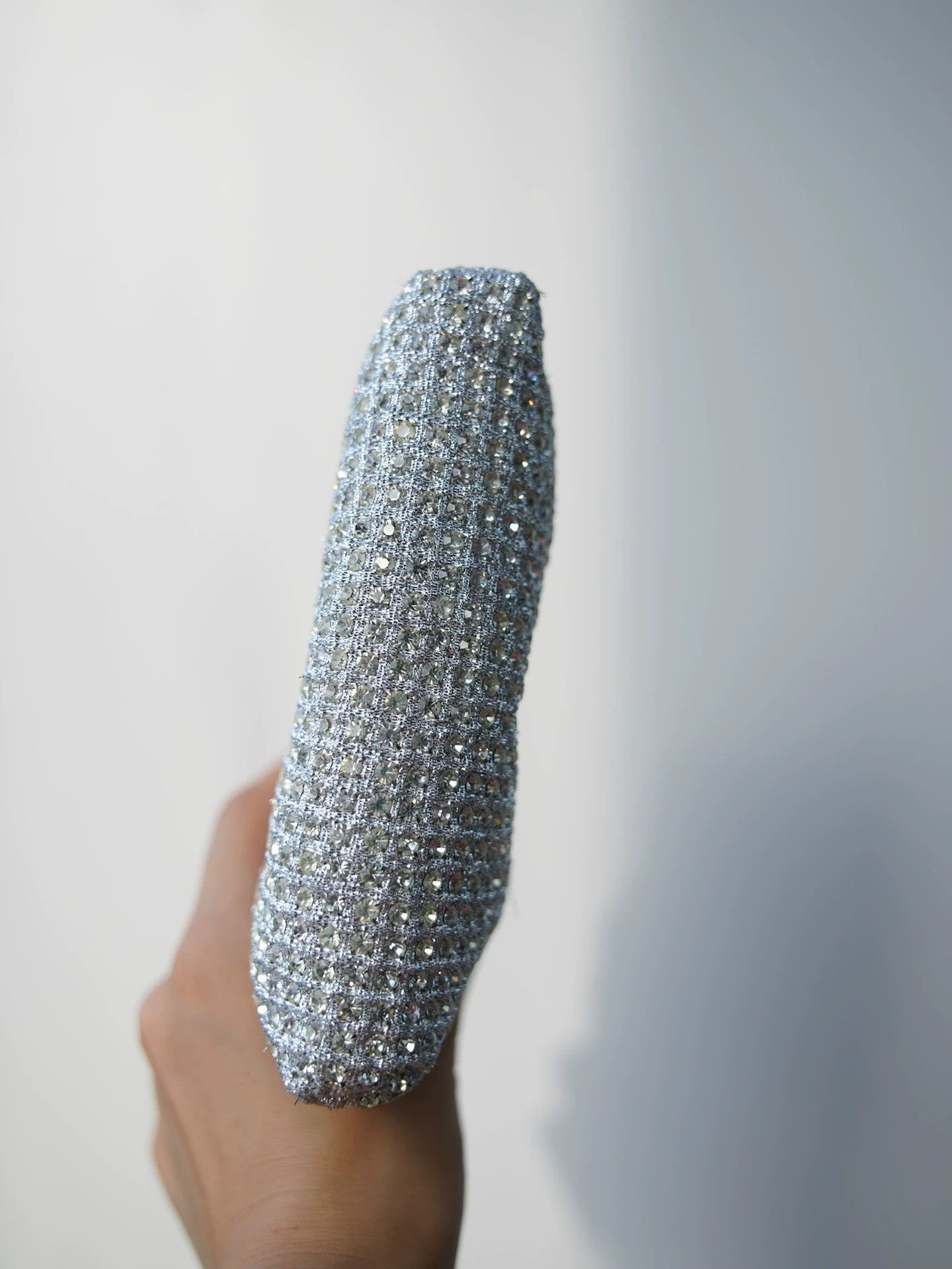 Vintage Vintage Crystal Woven Silver Base White Evening Clutch Size ONE SIZE - 6 Thumbnail