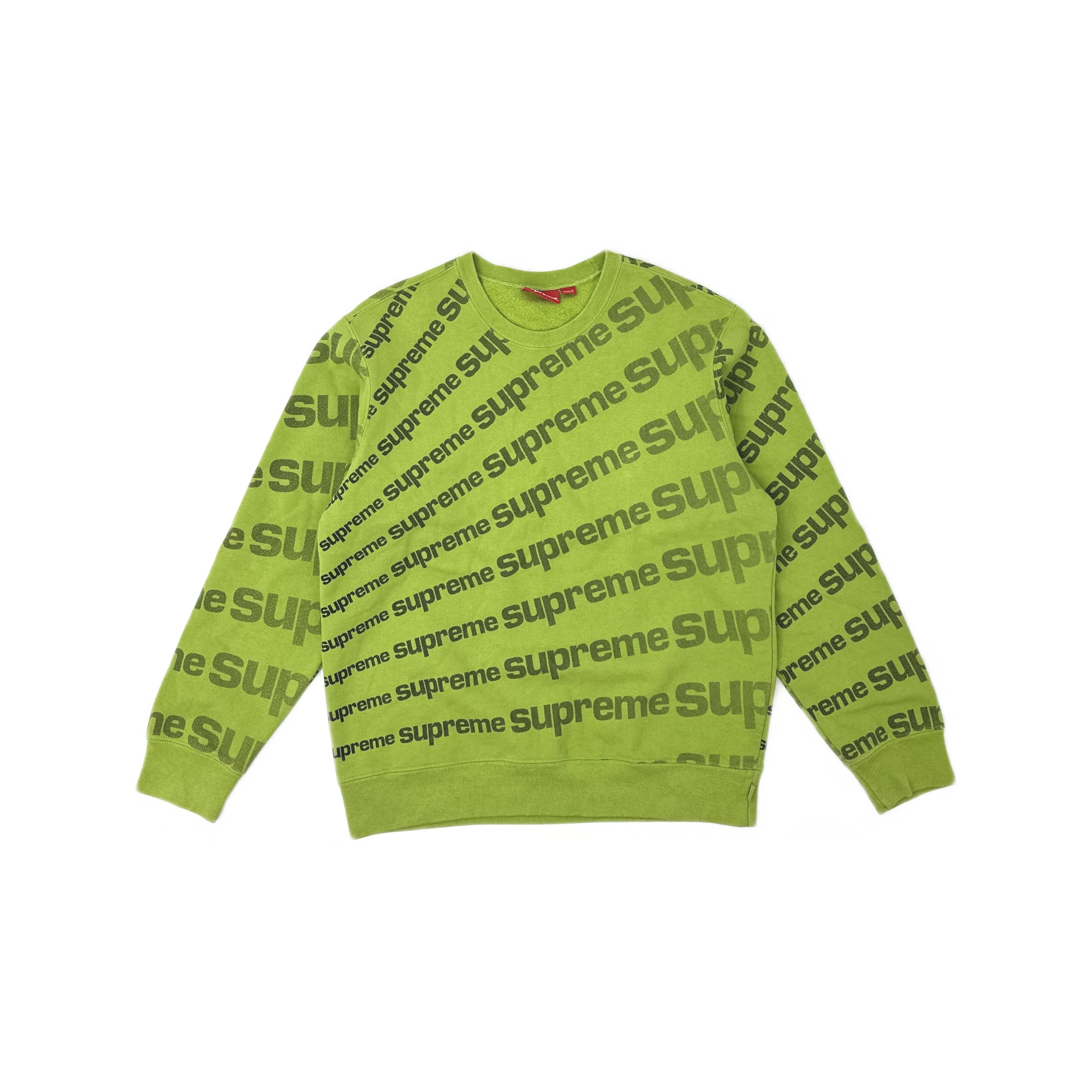 Supreme Supreme Radial Logo Crewneck Size M Size US M / EU 48-50 / 2 - 1 Thumbnail