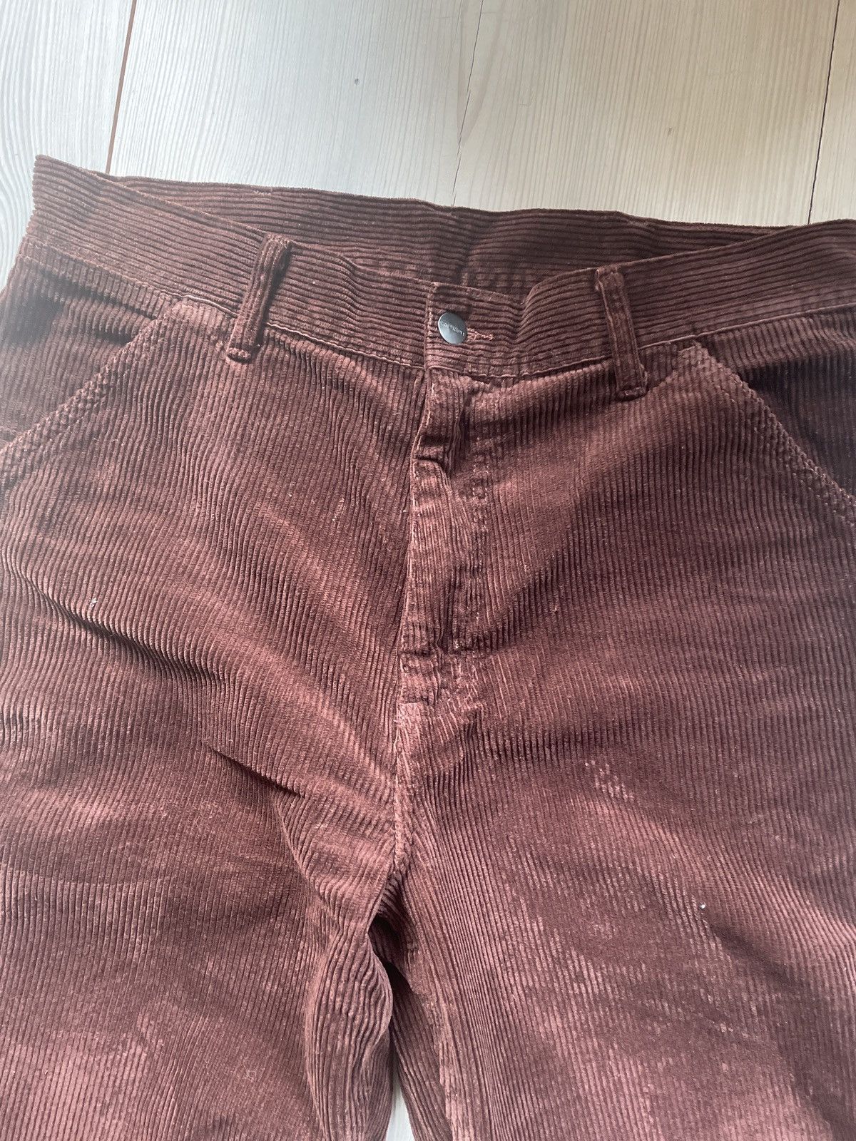 Carhartt Wip Simple Pant brown cord Size US 31 - 2 Thumbnail