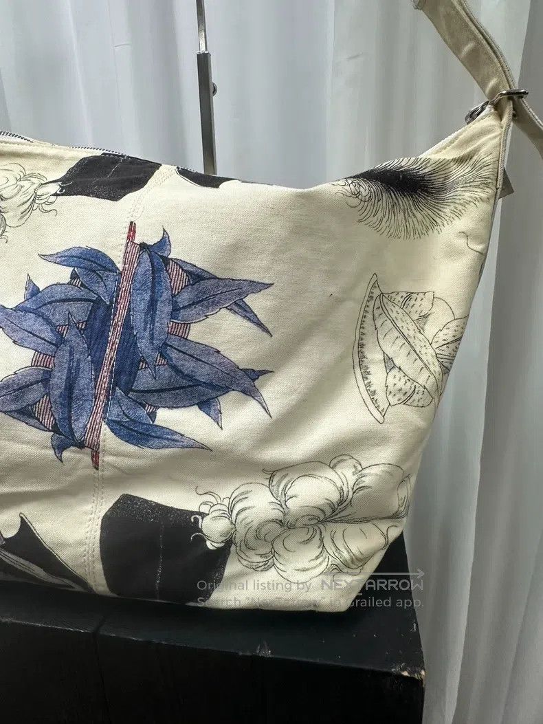 Yohji Yamamoto Yohji Yamamoto Graffiti Printed Tote Bag / Crossbody Bag Size ONE SIZE - 5 Thumbnail