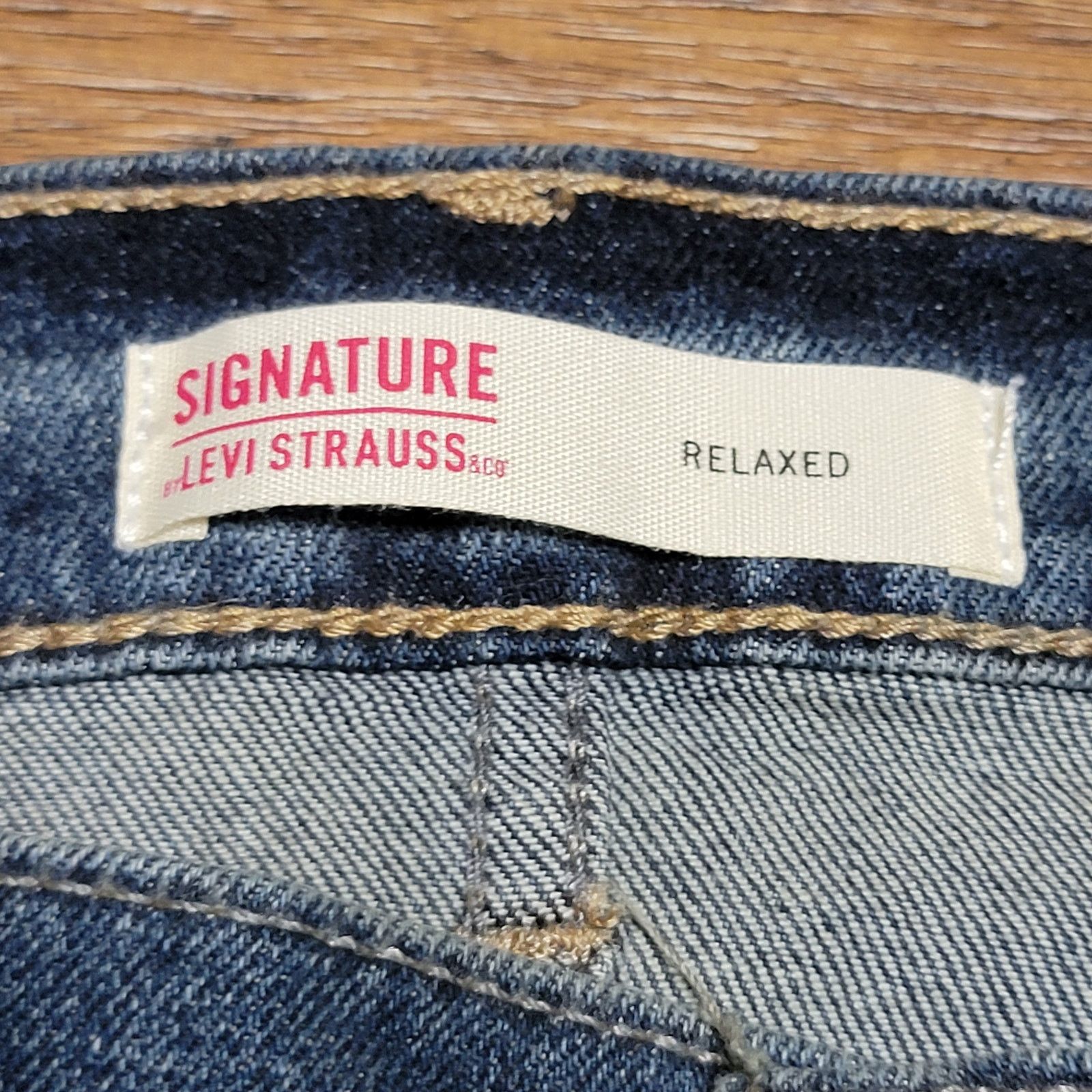 Levi's Levi Strauss Signature Relaxed Dark Wash Jeans - 46 X 30 NWT Size US 44 / EU 60 - 5 Thumbnail
