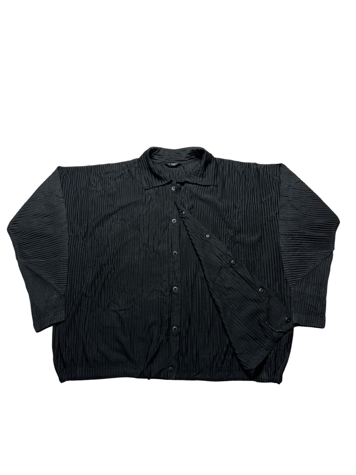 Homme Plisse Issey Miyake Homme Plisse Issey Miyake Button Jacket Size US XL / EU 56 / 4 - 6 Thumbnail