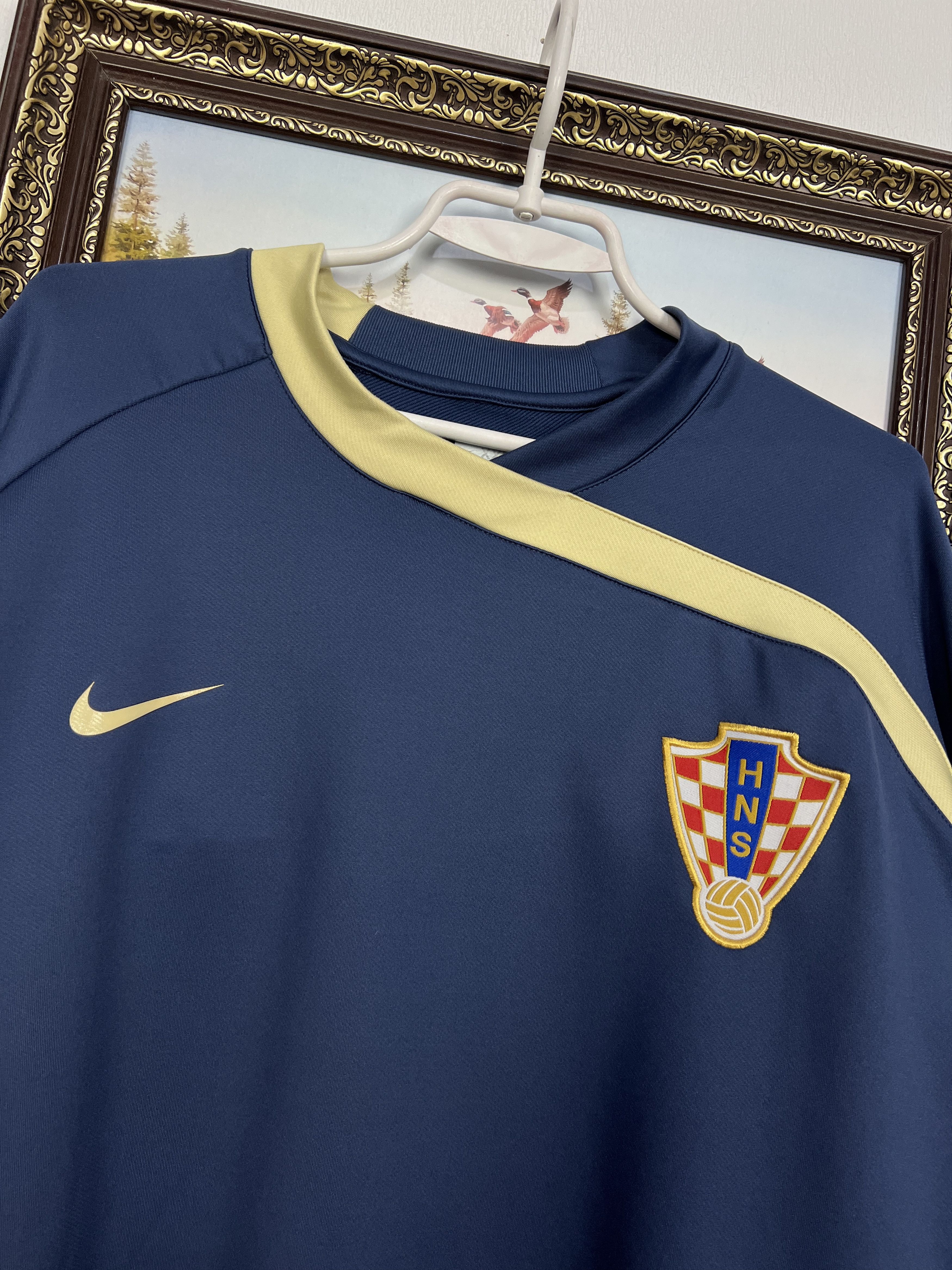 Nike Vintage Croatia Football Train Sweatshirt Track Top Rare Size US XXL / EU 58 / 5 - 3 Thumbnail