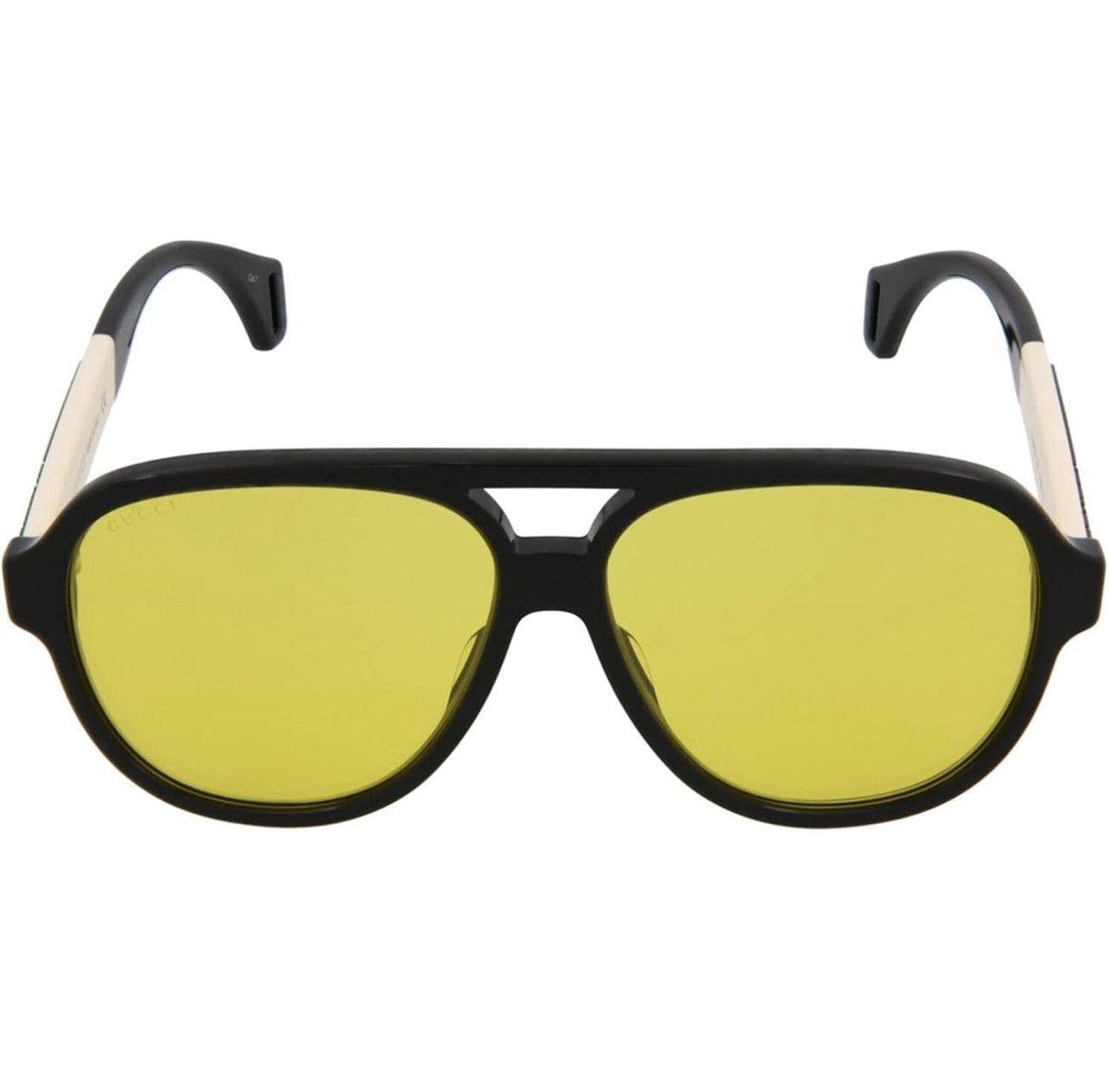 Gucci Gucci GG0463S 001 Oversized Black Acetate Pilot Sunglasses Size ONE SIZE - 10 Thumbnail