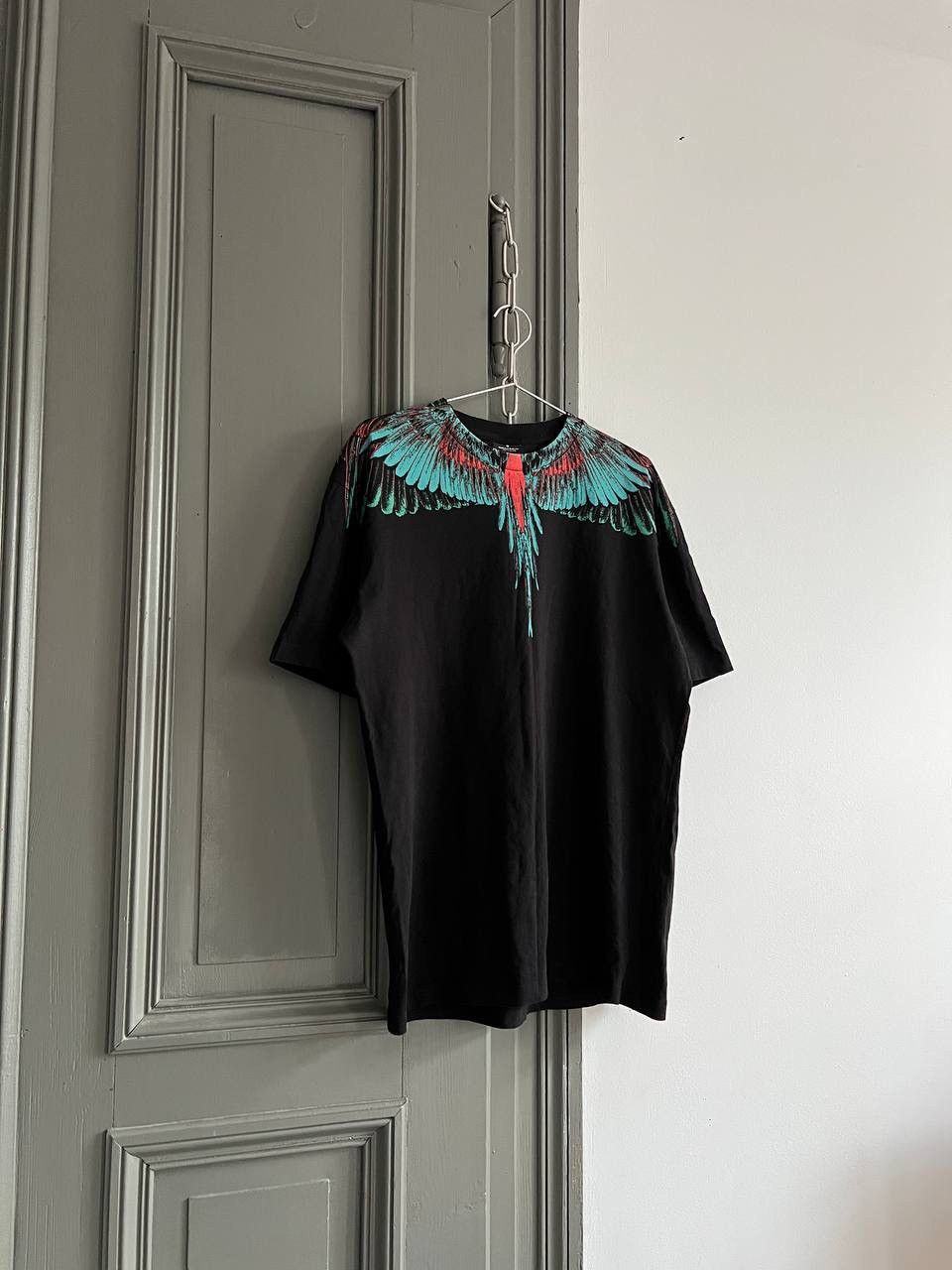 Marcelo Burlon Marcelo Burlon Black Wings T-Shirt Size US L / EU 52-54 / 3 - 1 Thumbnail